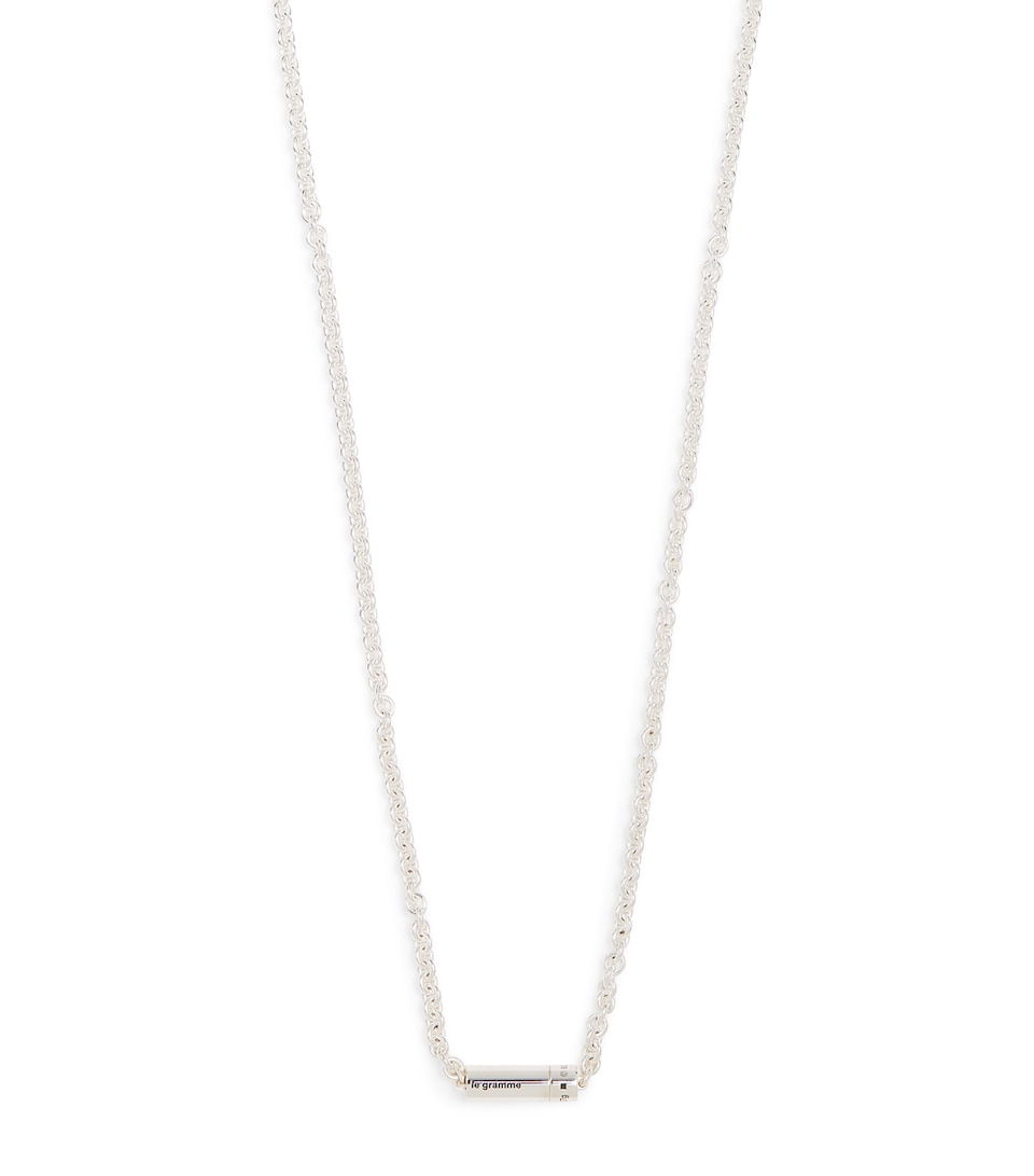 Sterling Silver Chain Cable Necklace