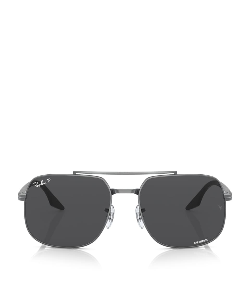 Ray-Ban Polarized+ Lenses Square Sunglasses Grey