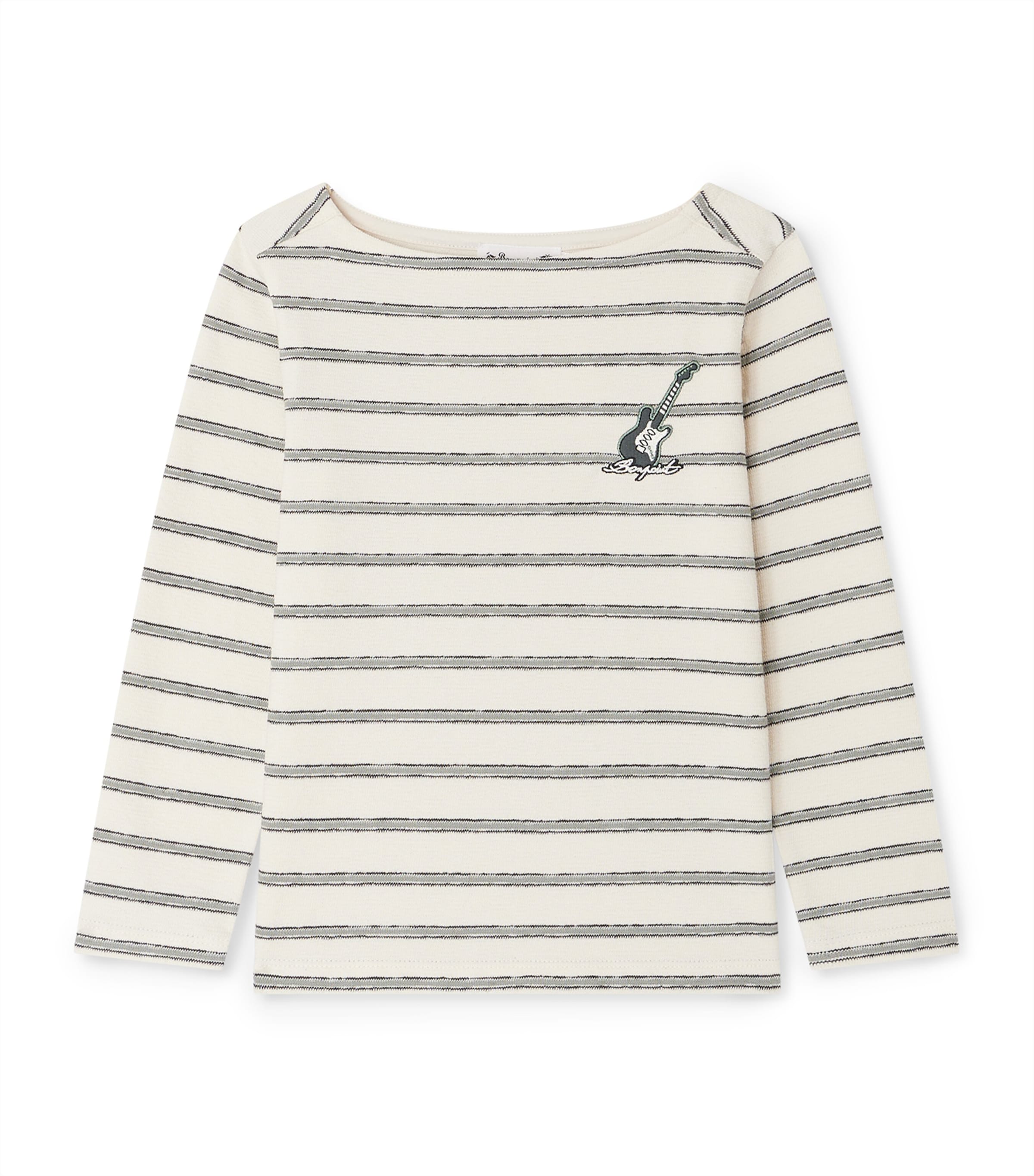 Organic Cotton Stripe Baudelaire T-Shirt (4-8 Years)