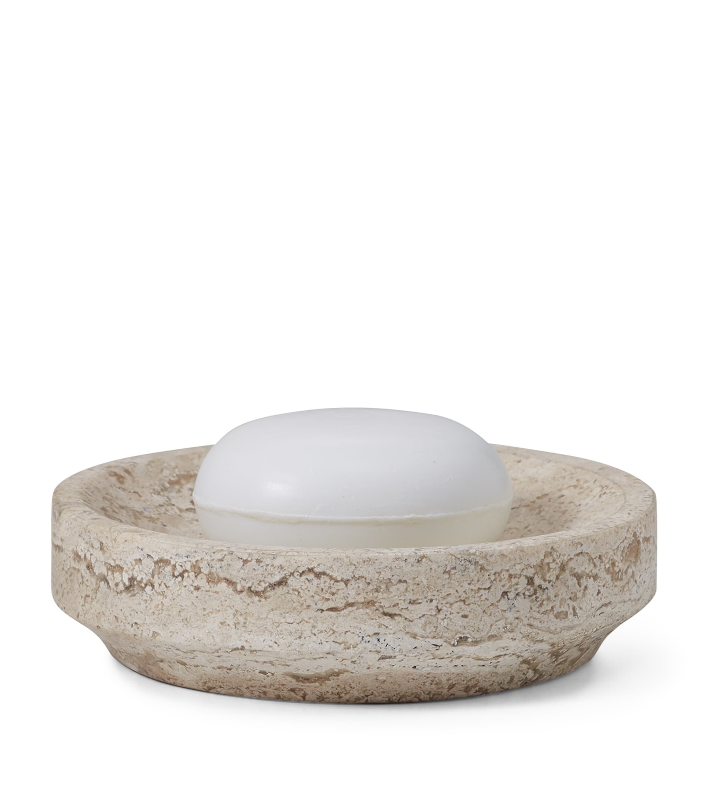 Aztec Travertine Soap Dish