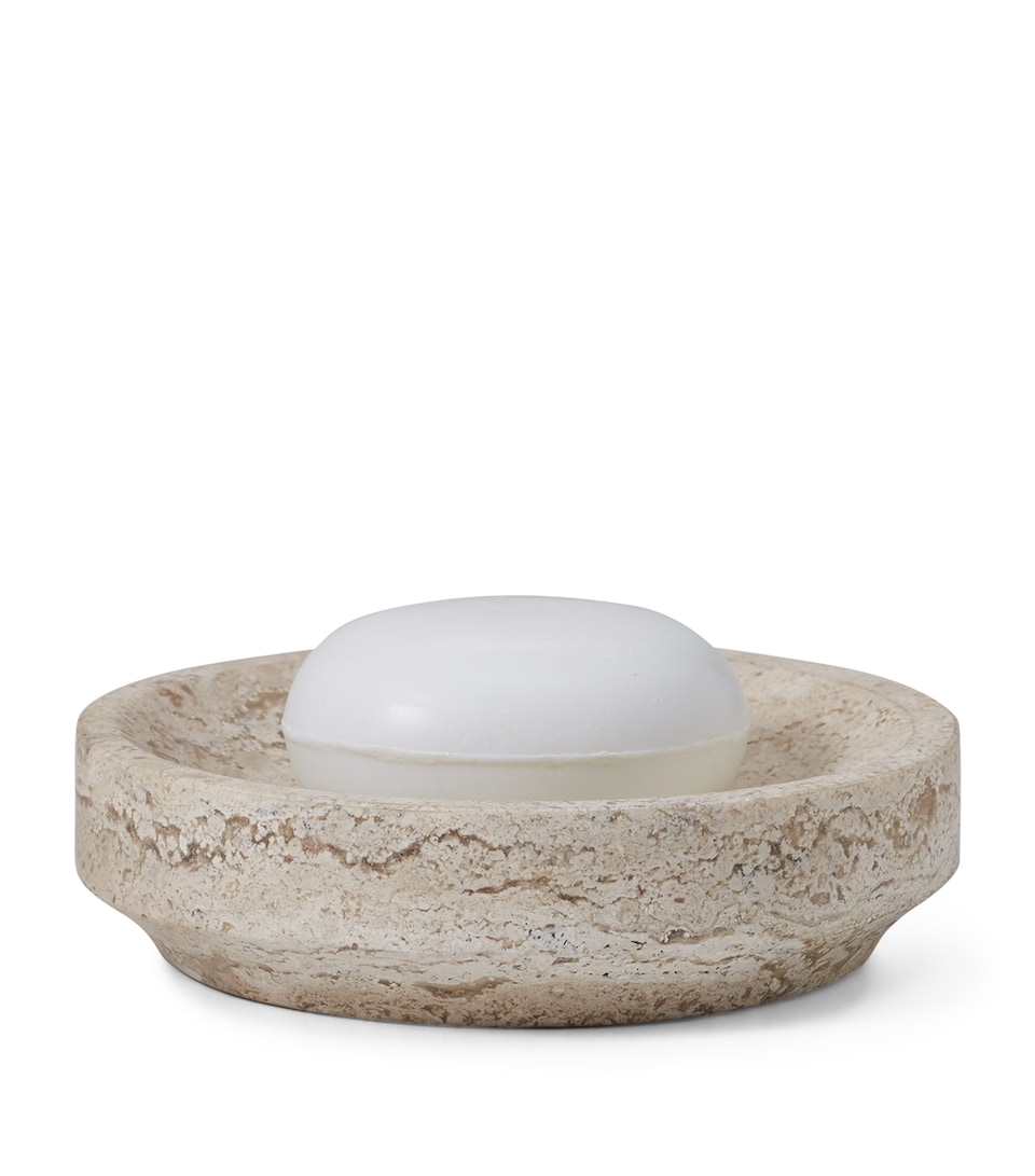 Aztec Travertine Soap Dish