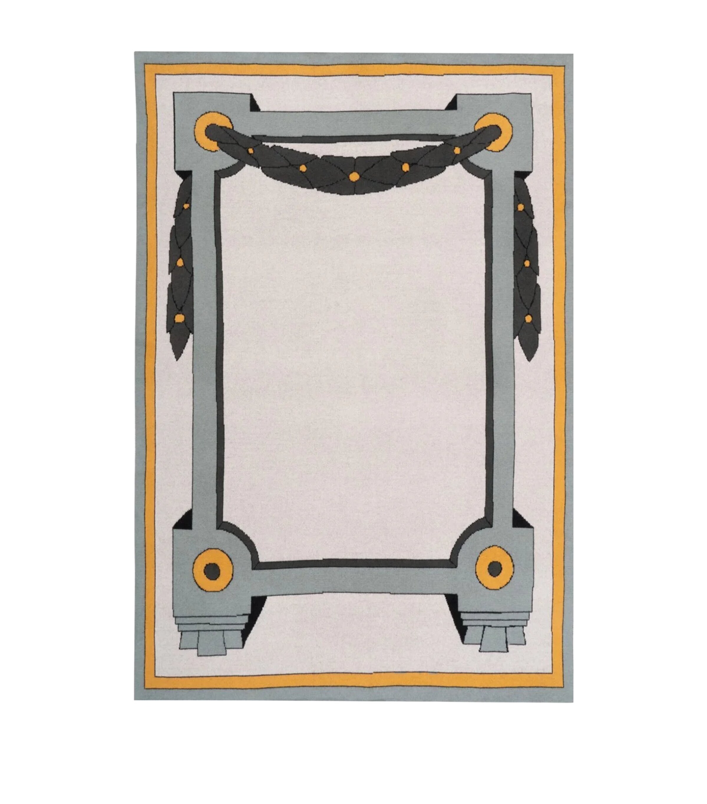 x Damien Nicolas Roux Cashmere Laurels Throw (180cm x 130cm)