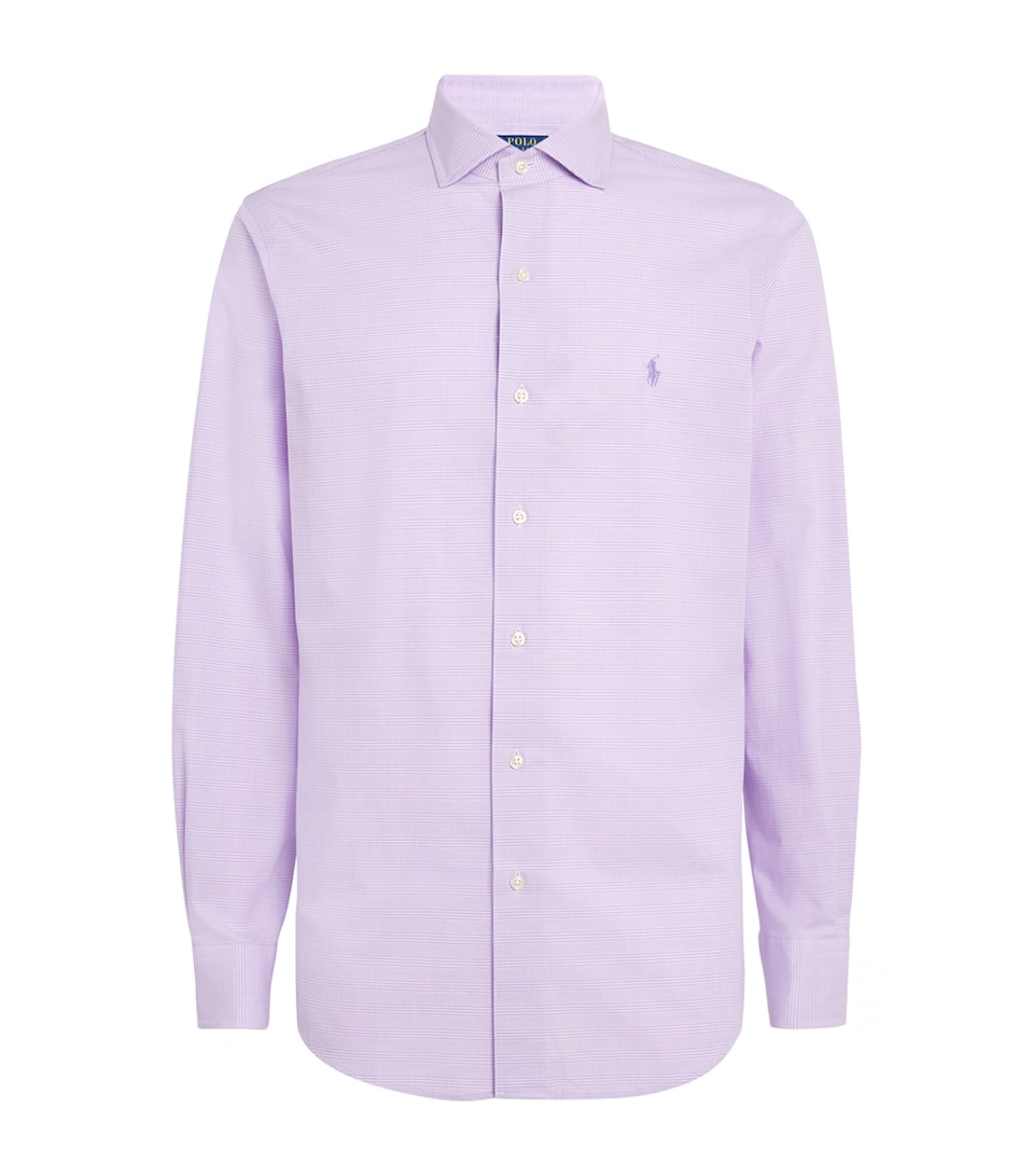 Cotton-Blend Check Shirt