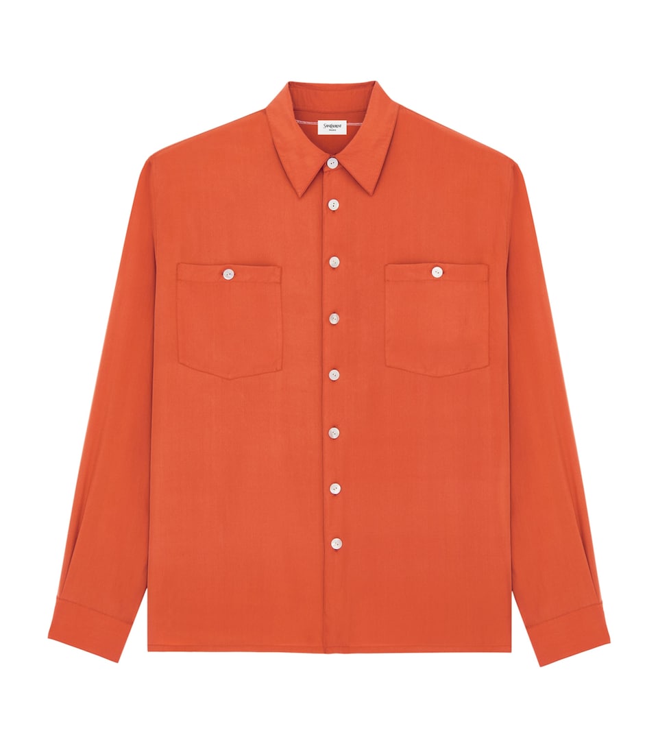 Silk Double-Pocket Shirt