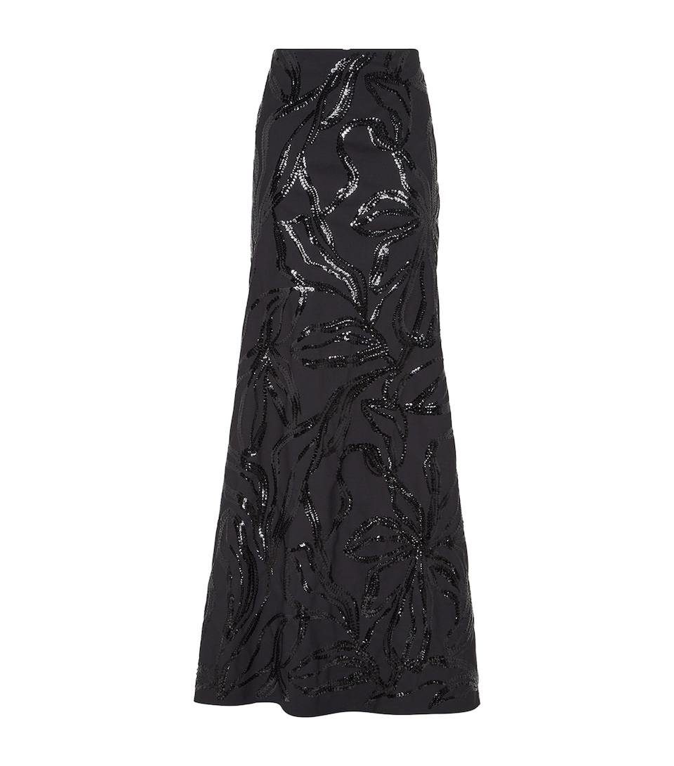 Embellished Maxi Skirt