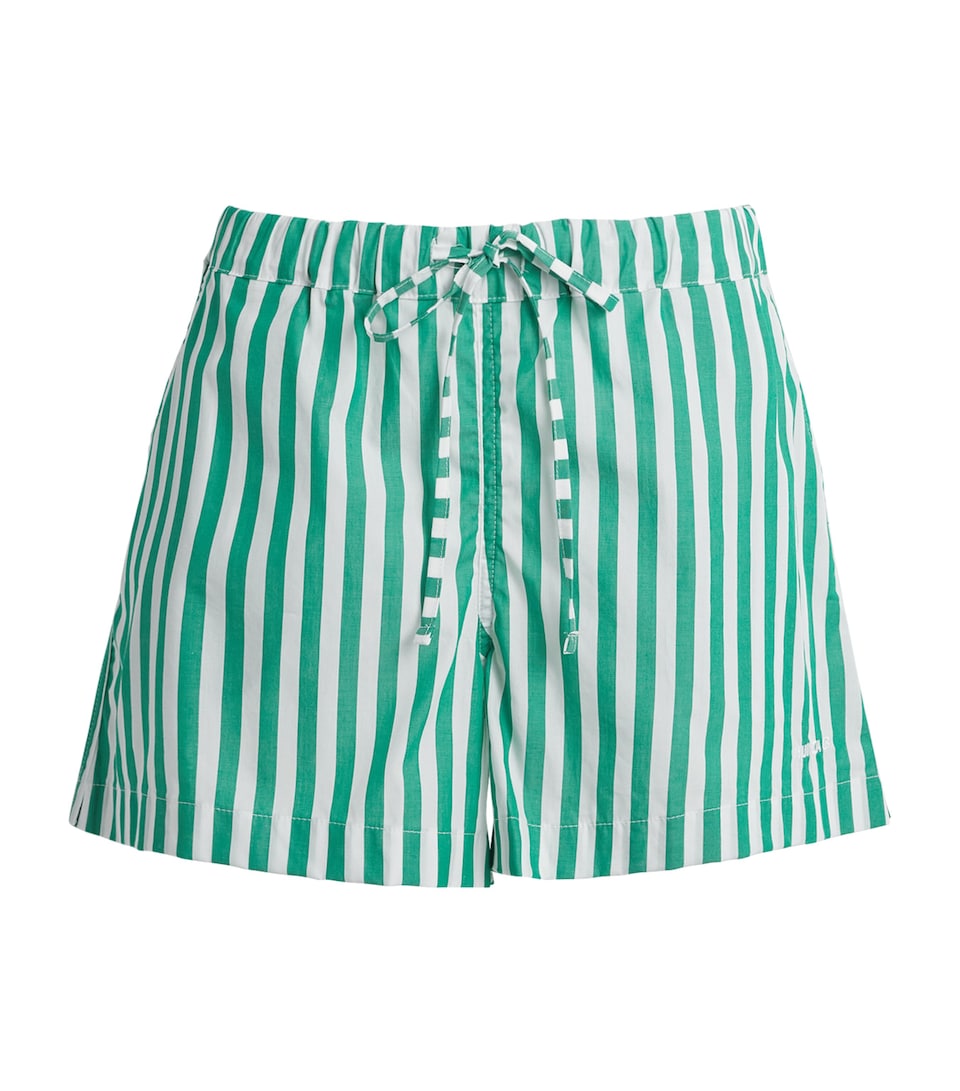 Cotton Stripe Cabana Shorts
