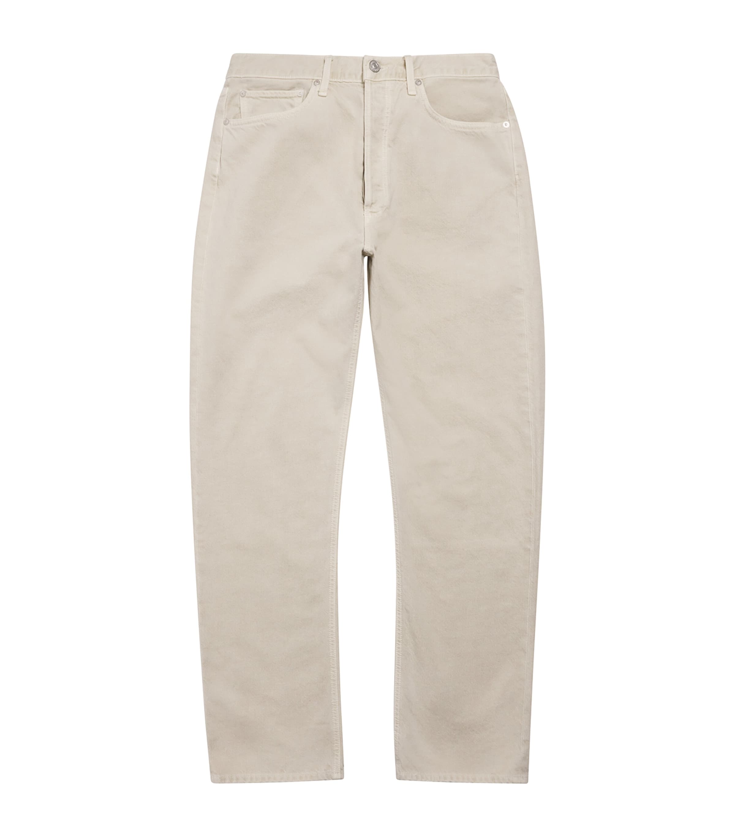 AGOLDE Mens 90's Straight Jeans Bone (aged White)