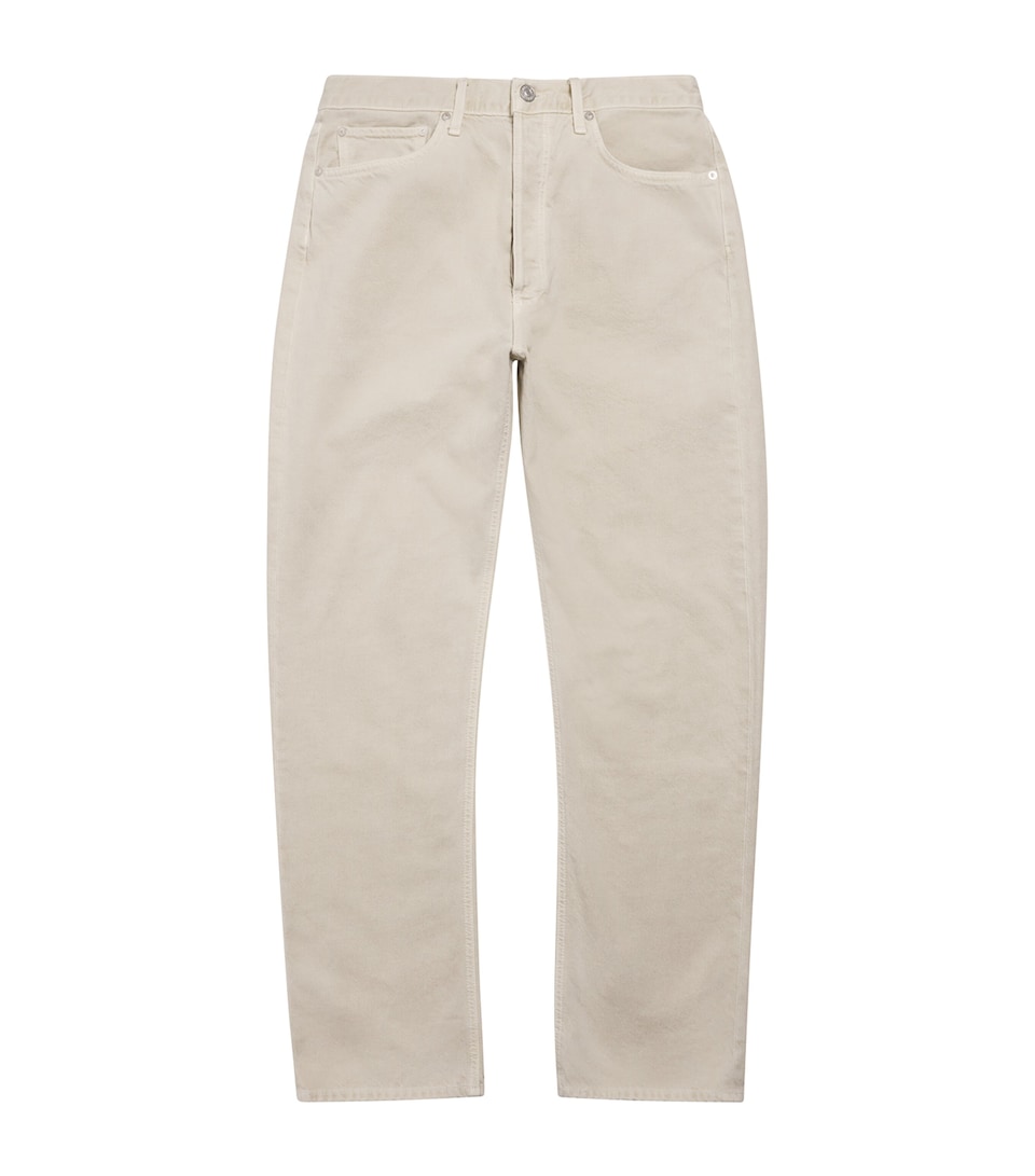 AGOLDE Mens 90's Straight Jeans Bone (aged White)