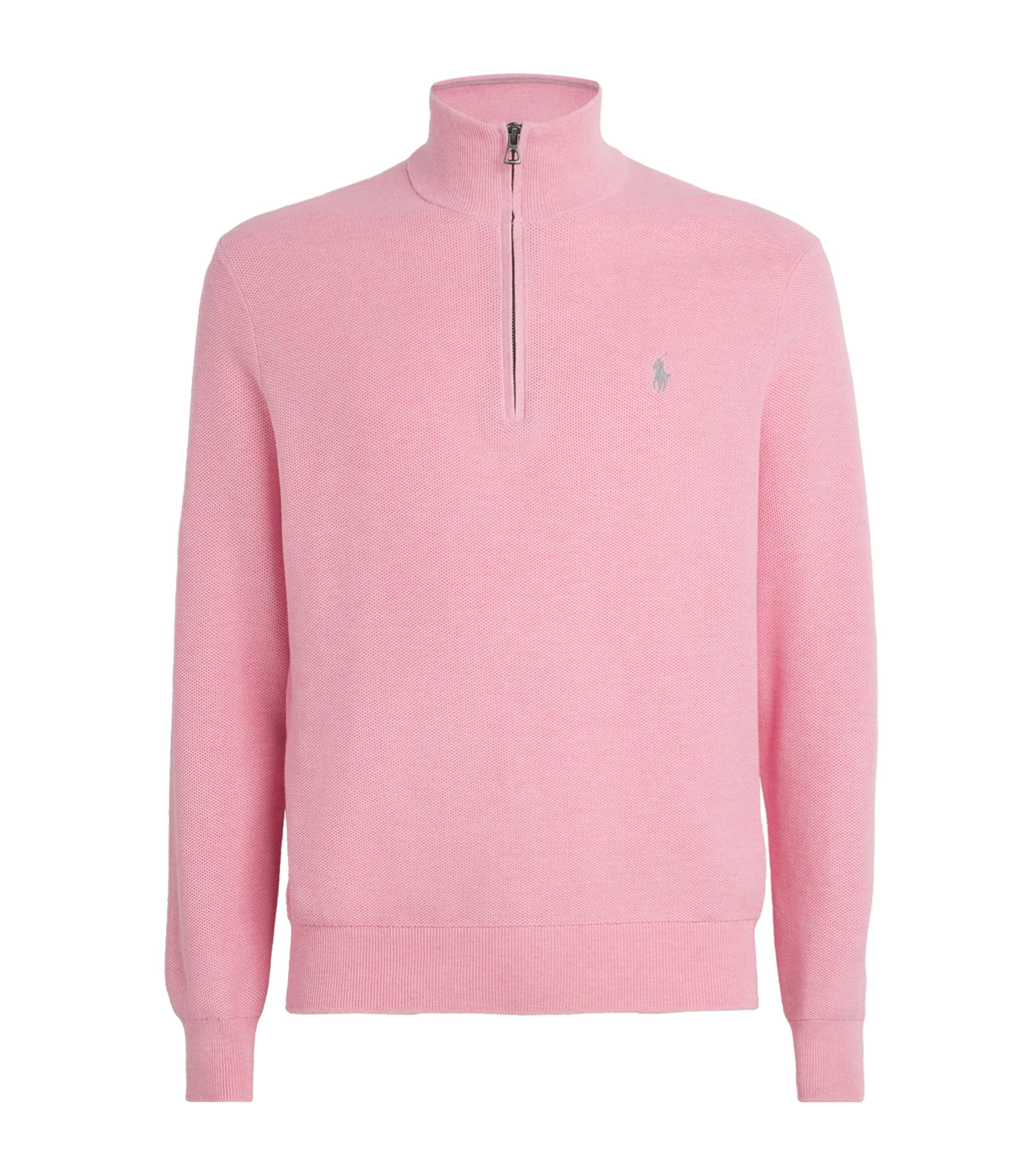 Cotton Half-Zip Sweater