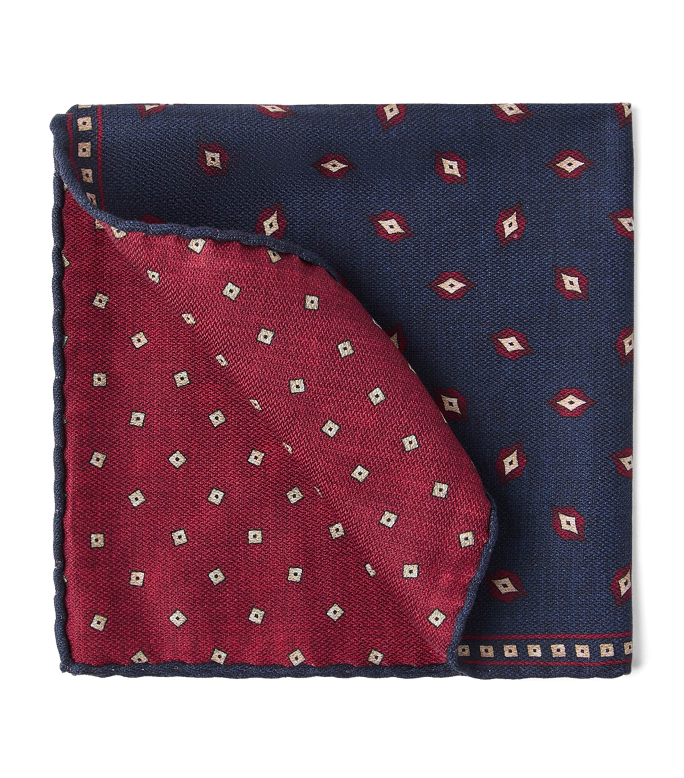 Silk Diamond Pocket Square