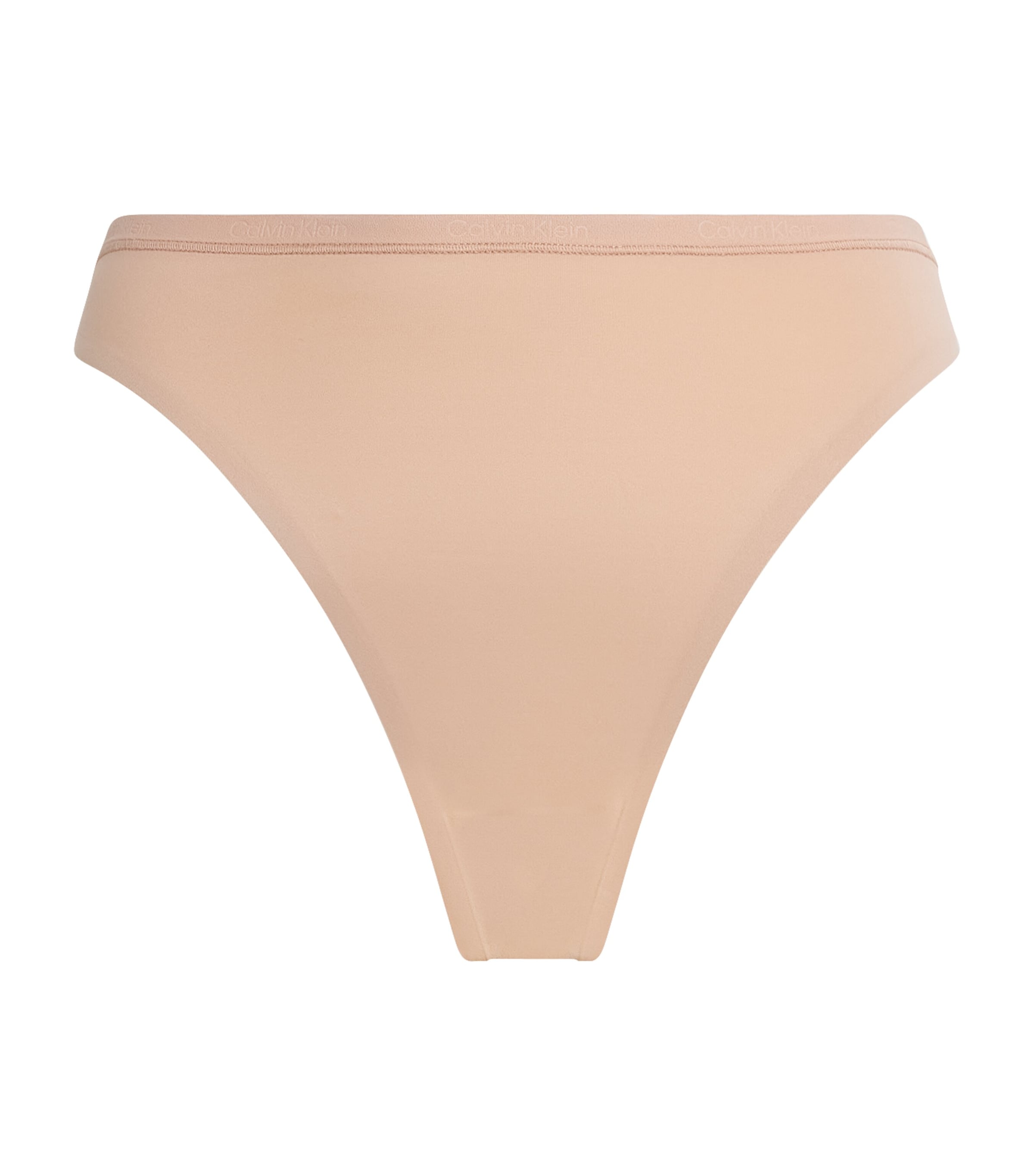 Calvin Klein Womens Seamless Thong Cedar