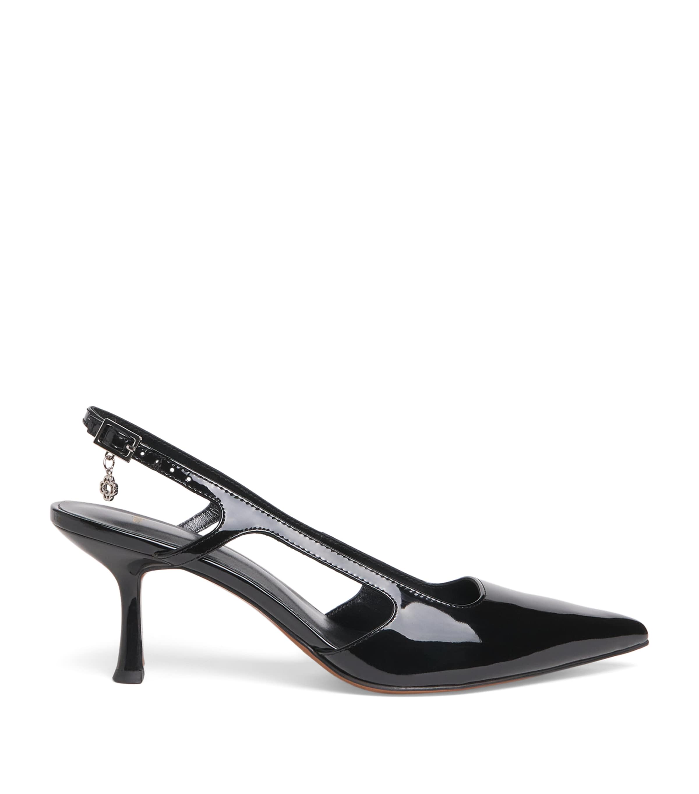 Patent Leather Slingback Pumps 70