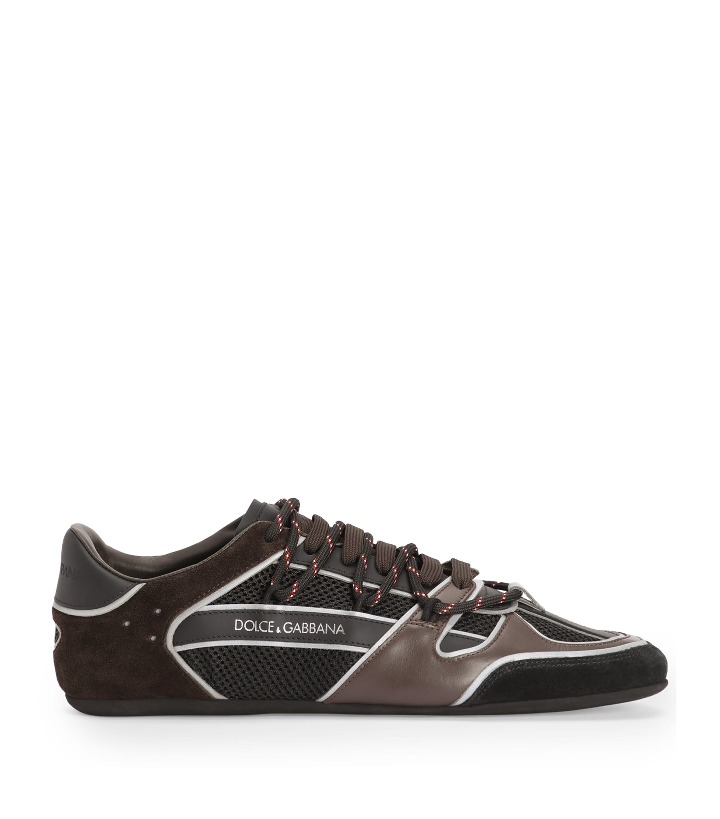 Dolce&Gabbana Leather Ginnica Sneakers Black/brown