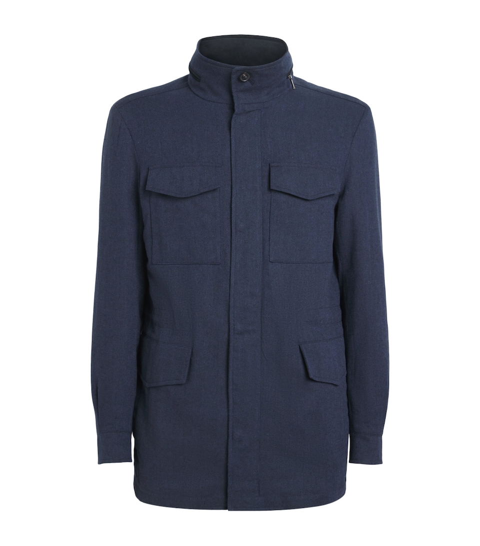 Linen-Cotton Hampton Jacket