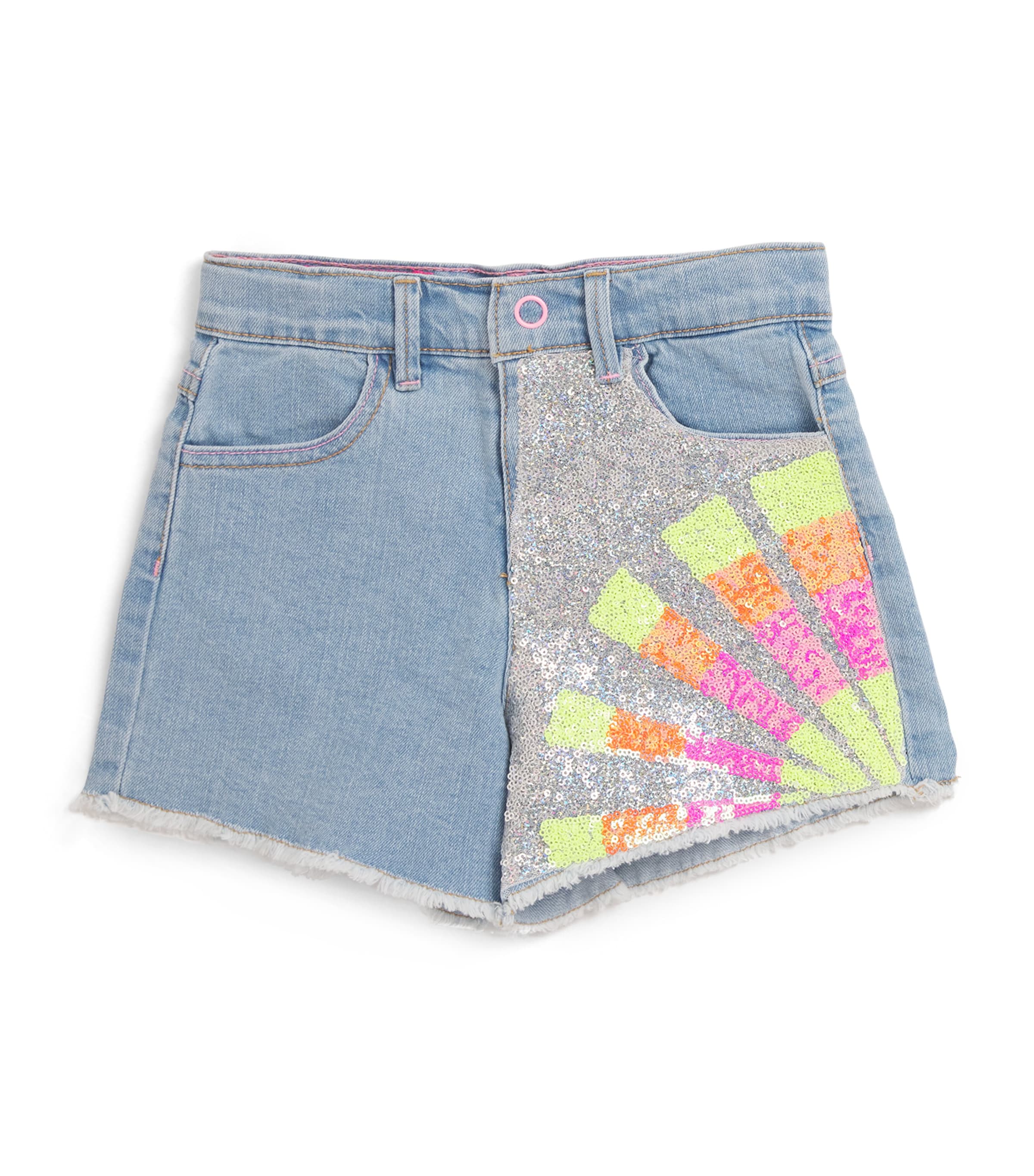 Denim Sequinned Shorts (2-12 Years)
