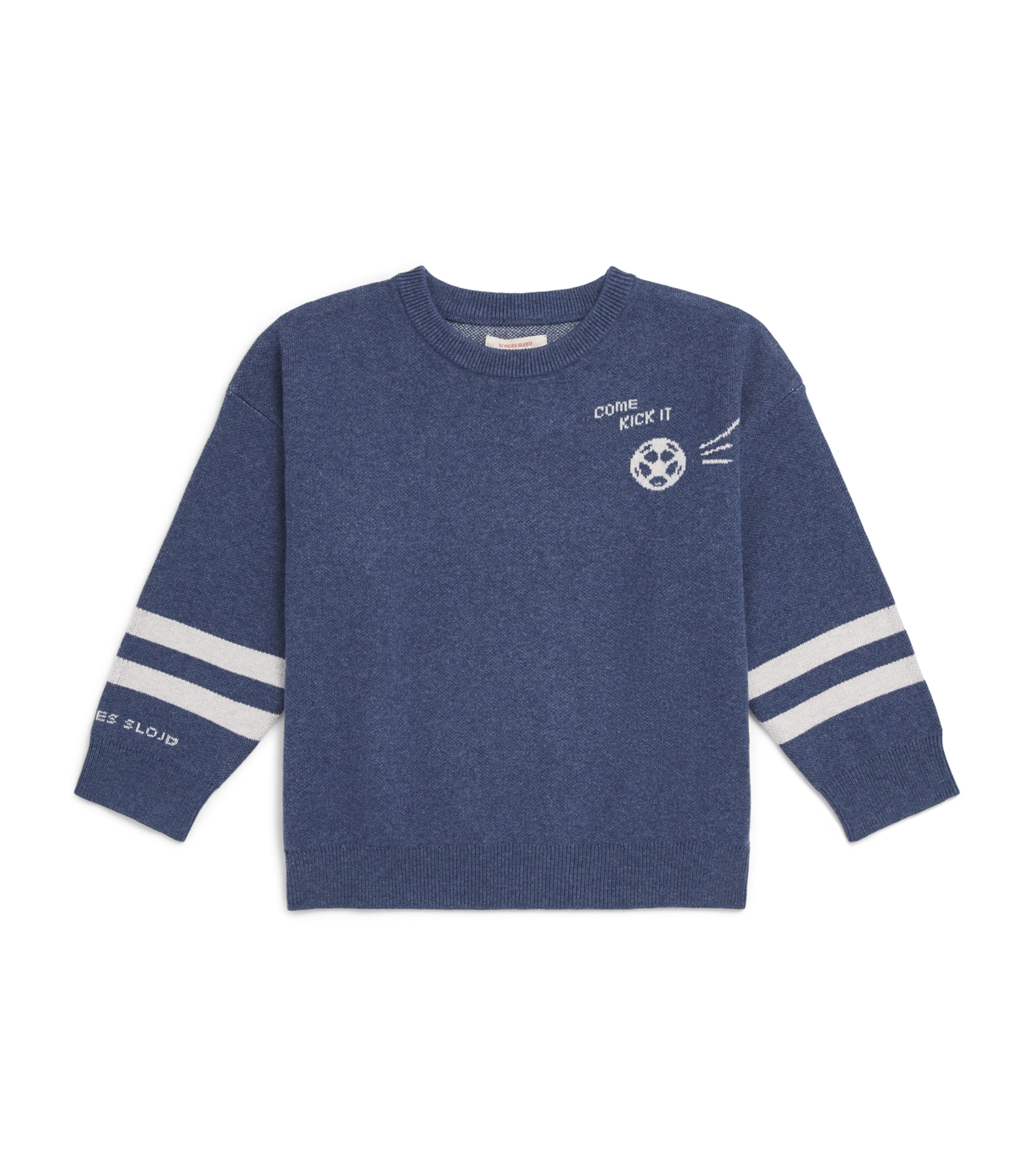KONGES SLOJD Cotton-Wool Lapis Sweater (3 Months – 10 Years) Navy