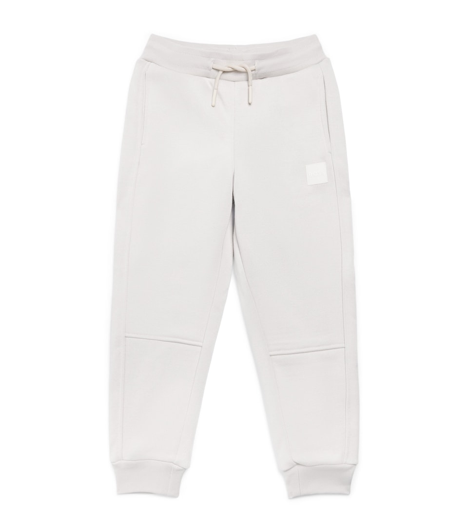 BOSS Kidswear Patch Logo Sweatpants (4-16 Years) Ivory