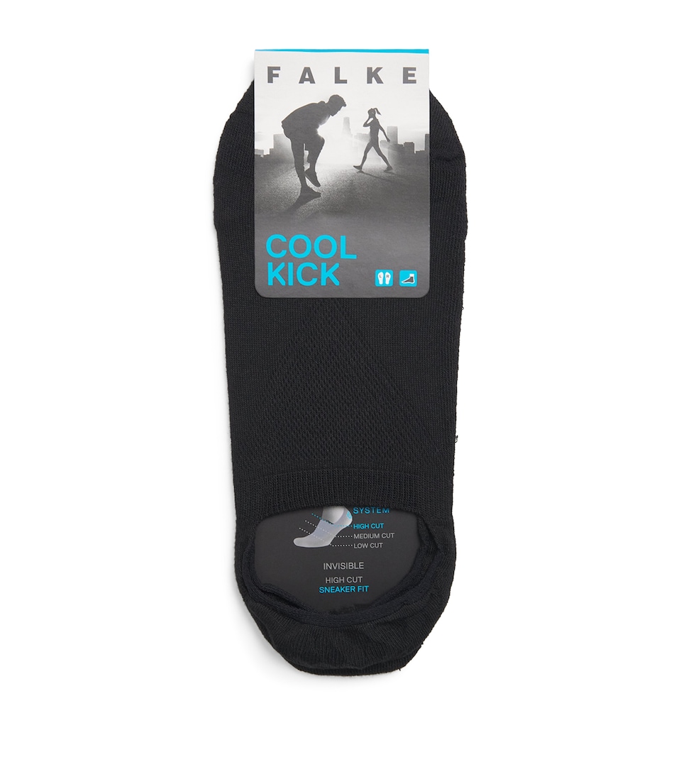 Falke Mens Invisible Cool Kick Socks Black
