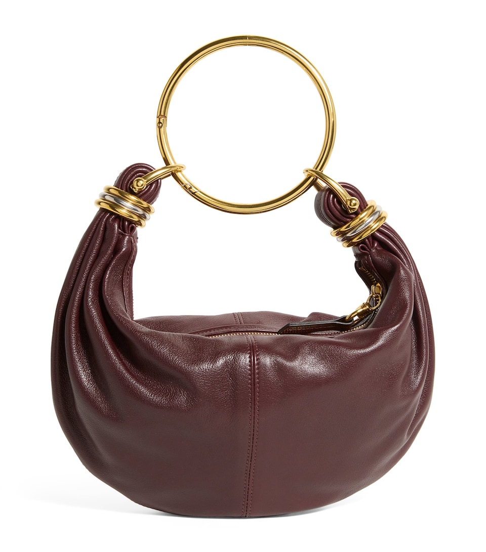 Small Leather Bracelet Top-Handle Bag