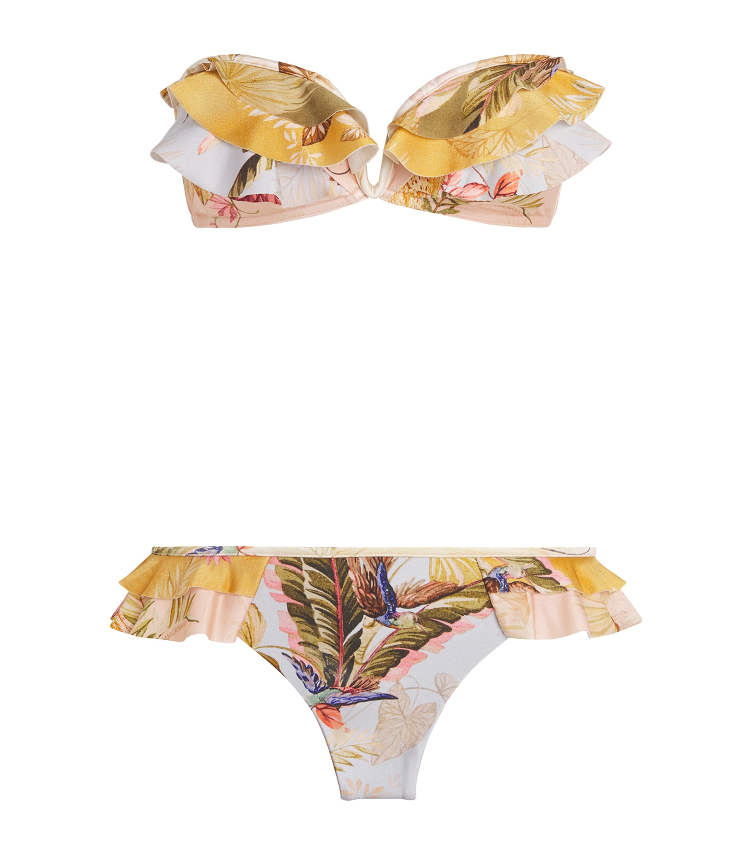 Zimmermann Crochet Cascadian Bikini | Harrods UK