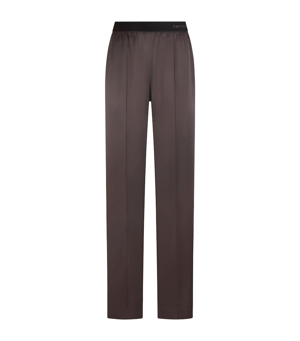TOM FORD Womens Silk Satin Pyjama Trousers Edb