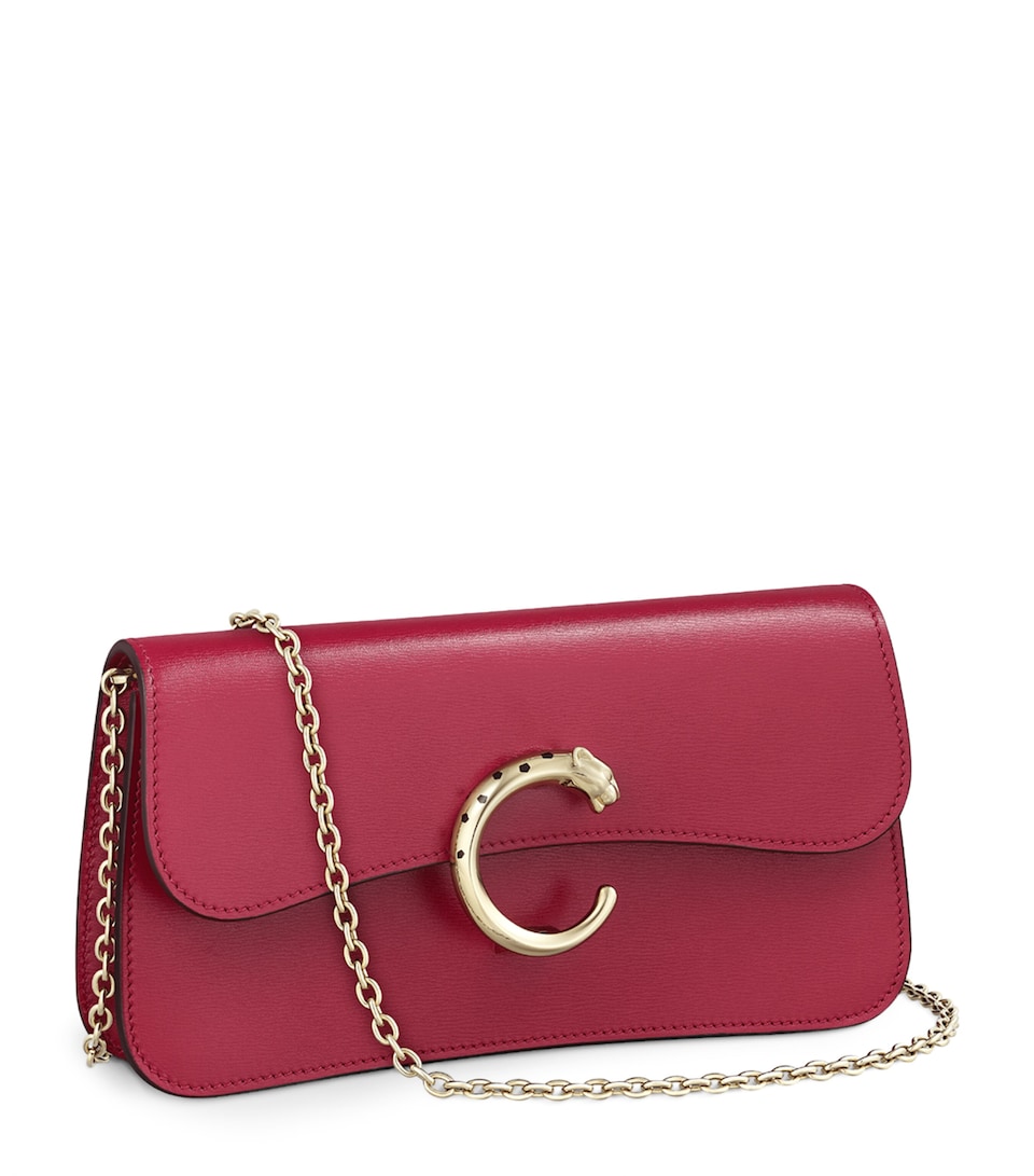 Mini Leather Panthère de Cartier Cross-Body Bag
