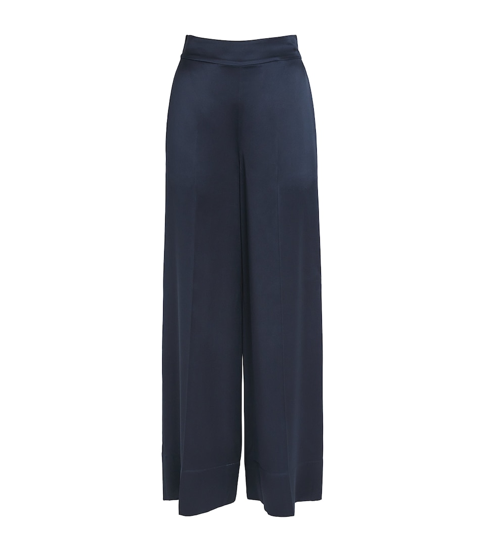 Satin Dijon Tailored Trousers