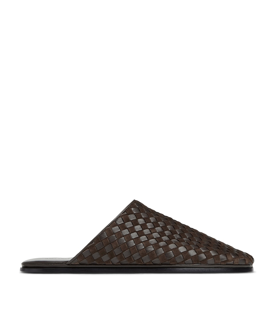 Lambskin Intrecciato Slippers