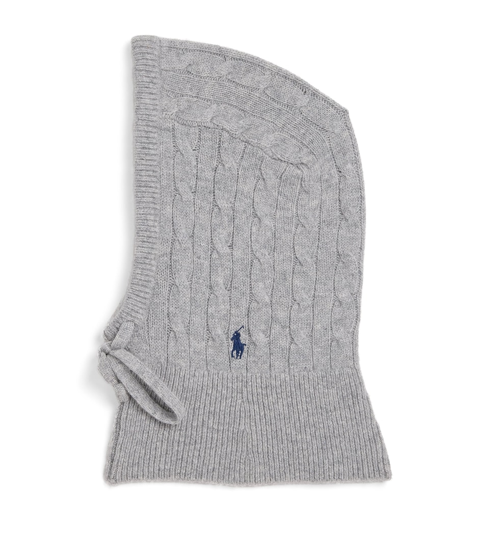 Wool-Cashmere Polo Pony Snood