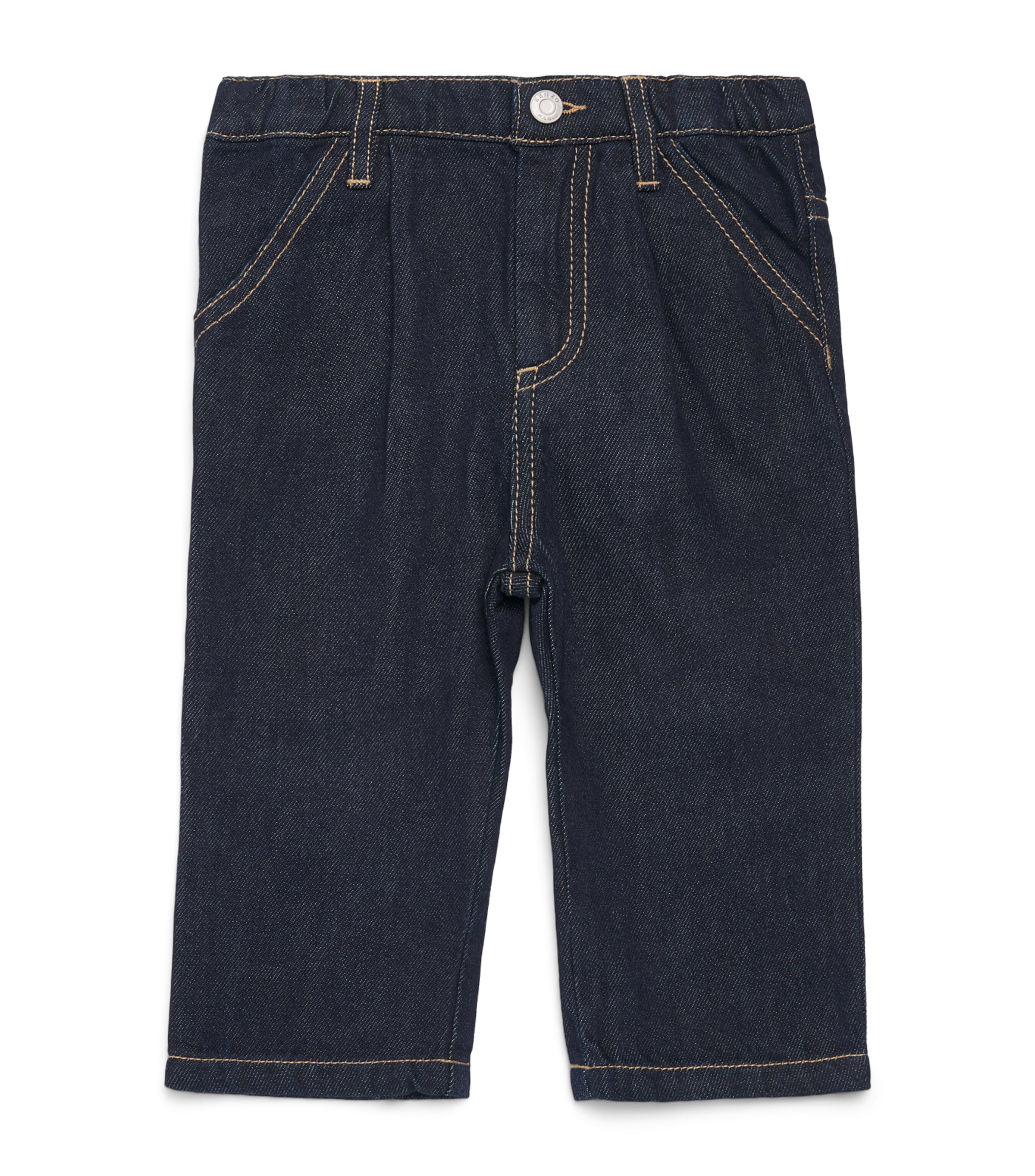 Kenzo Kids Raw Denim Straight-Leg Jeans (6-18 Months) Raw Denim