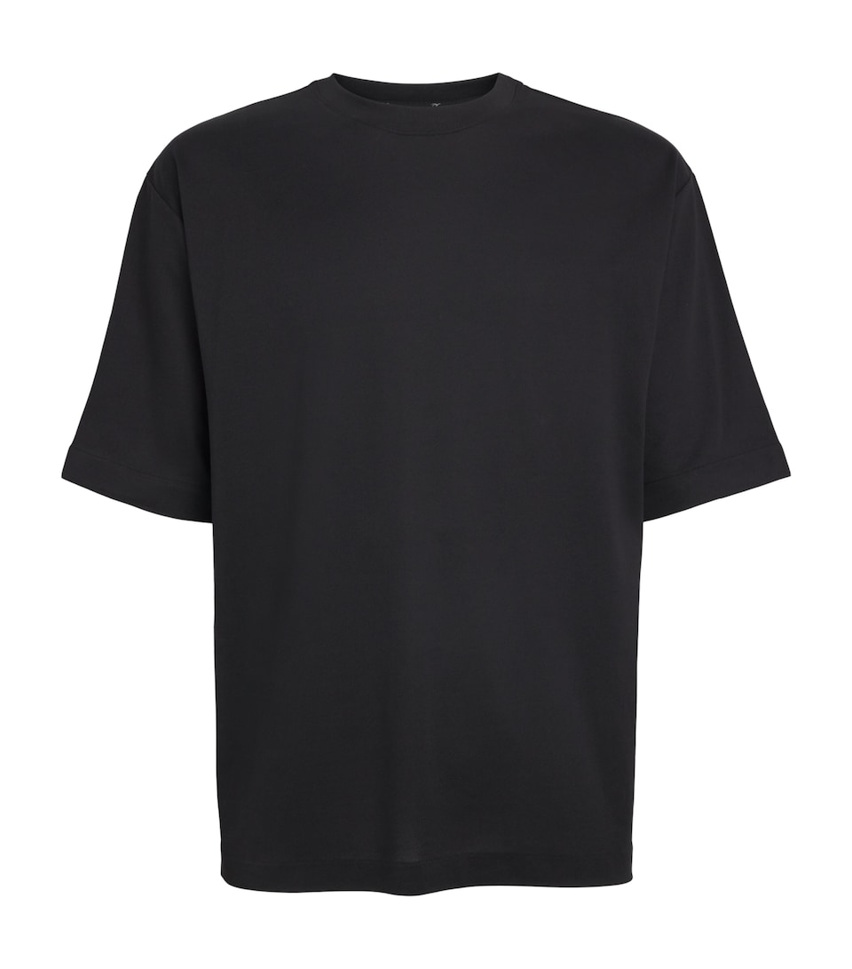 Jacquemus Mens Cotton Rond Carré T-Shirt Black