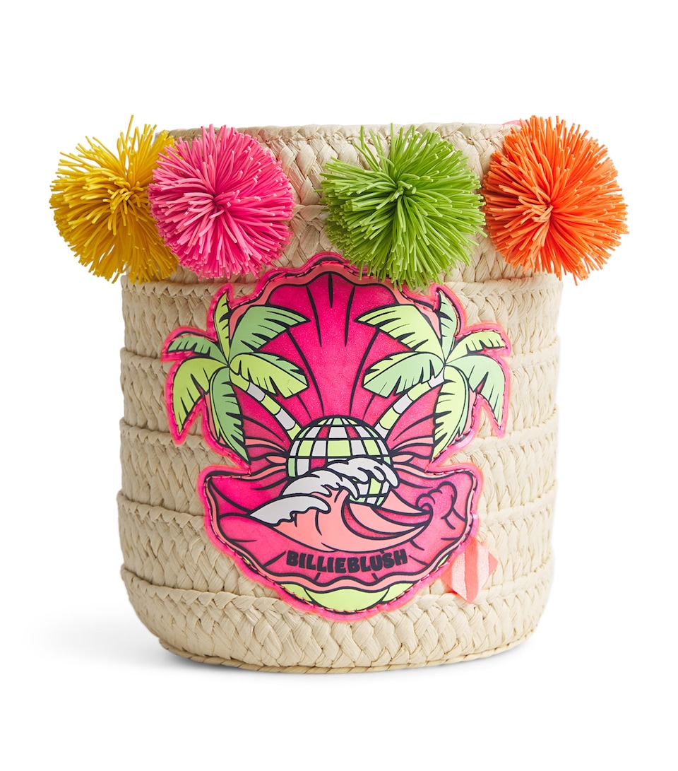 Woven Palm Tree Cross-Body Bag