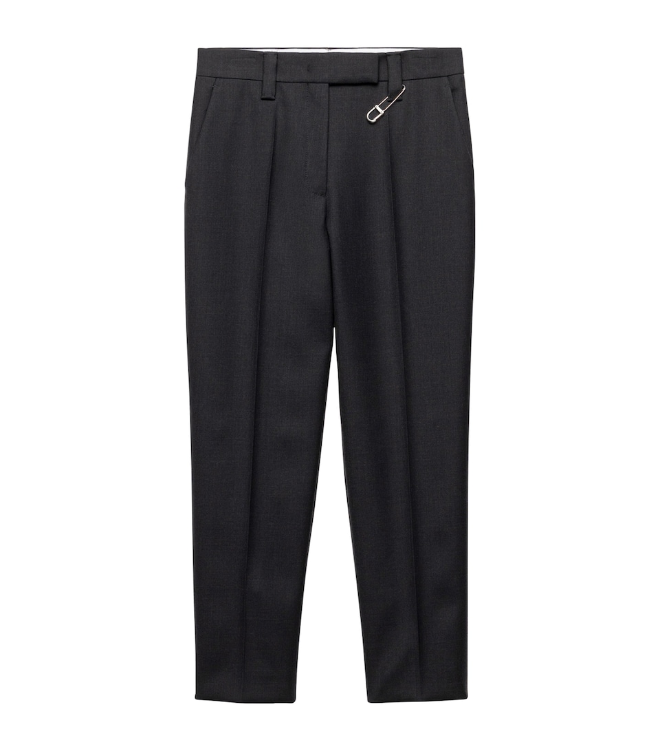 Wool Gabardine Trousers