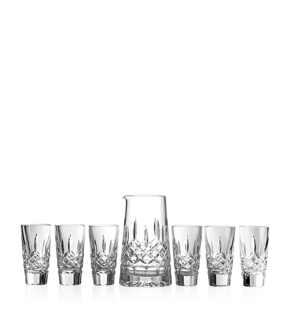 Lismore Pitcher and Shot Glass Set