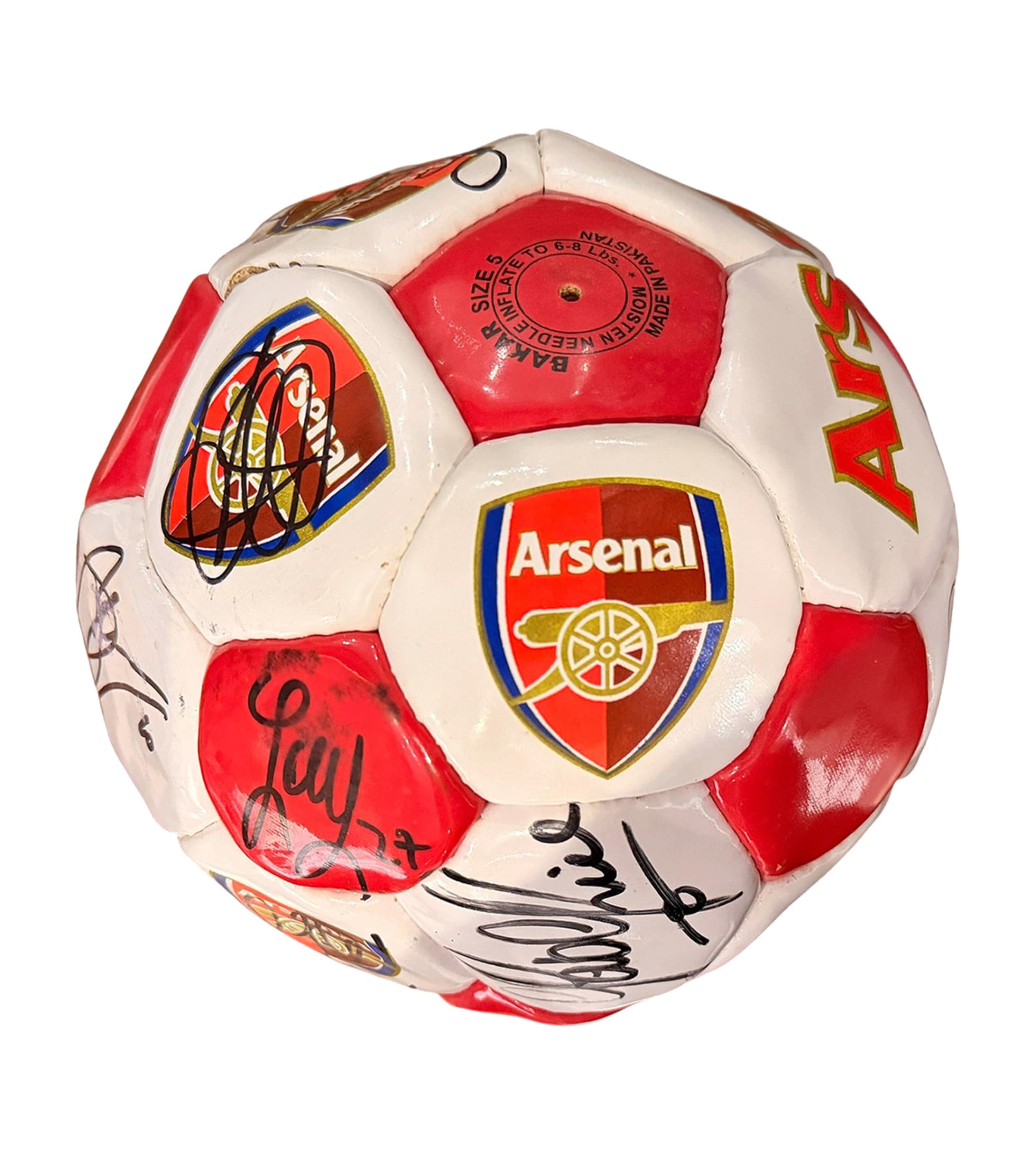 Leipzig Galleries Arsenal Invincibles 2003-05 Squad Signed Football Display