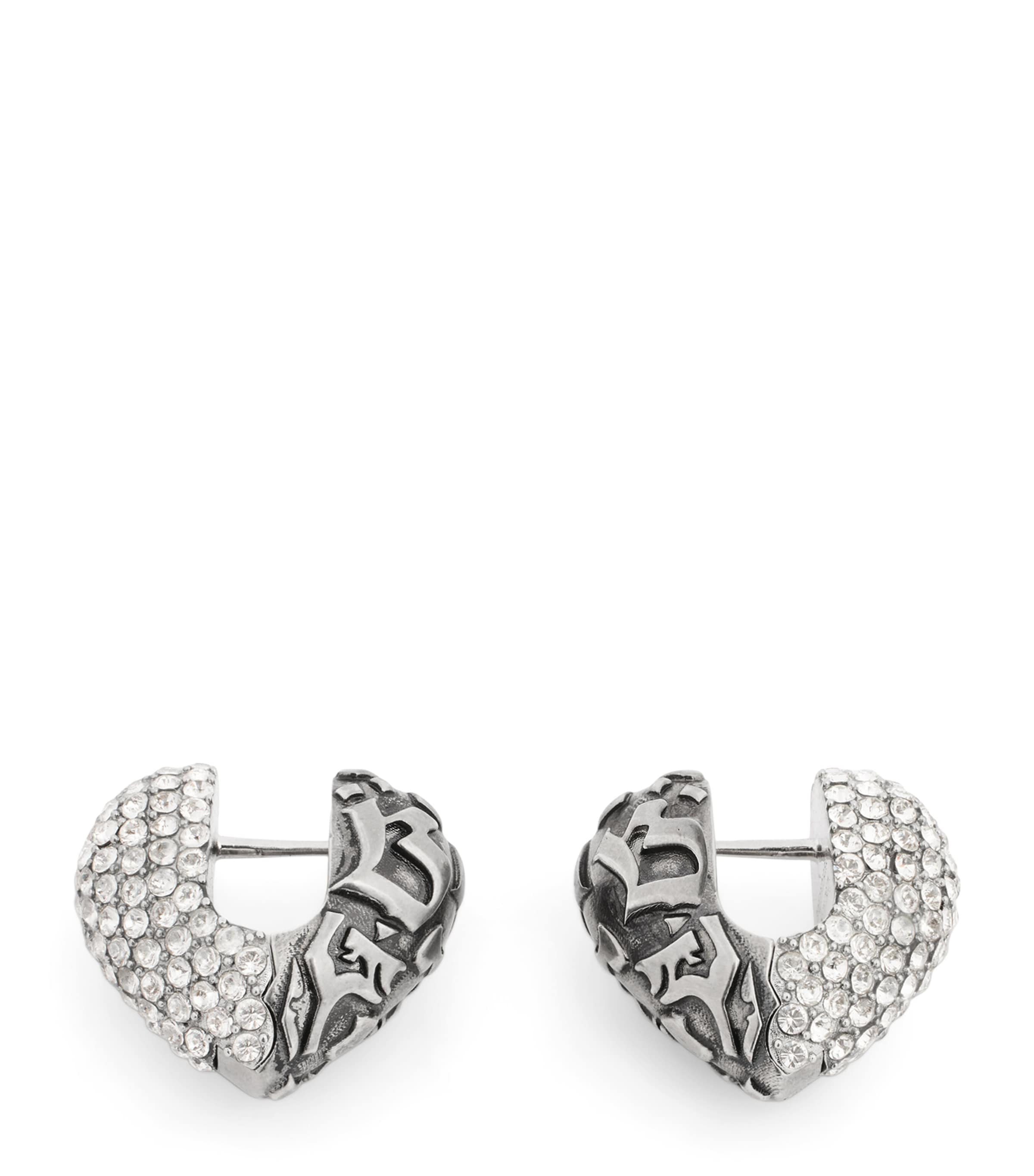 Balenciaga XS Crystal Midnight Earrings