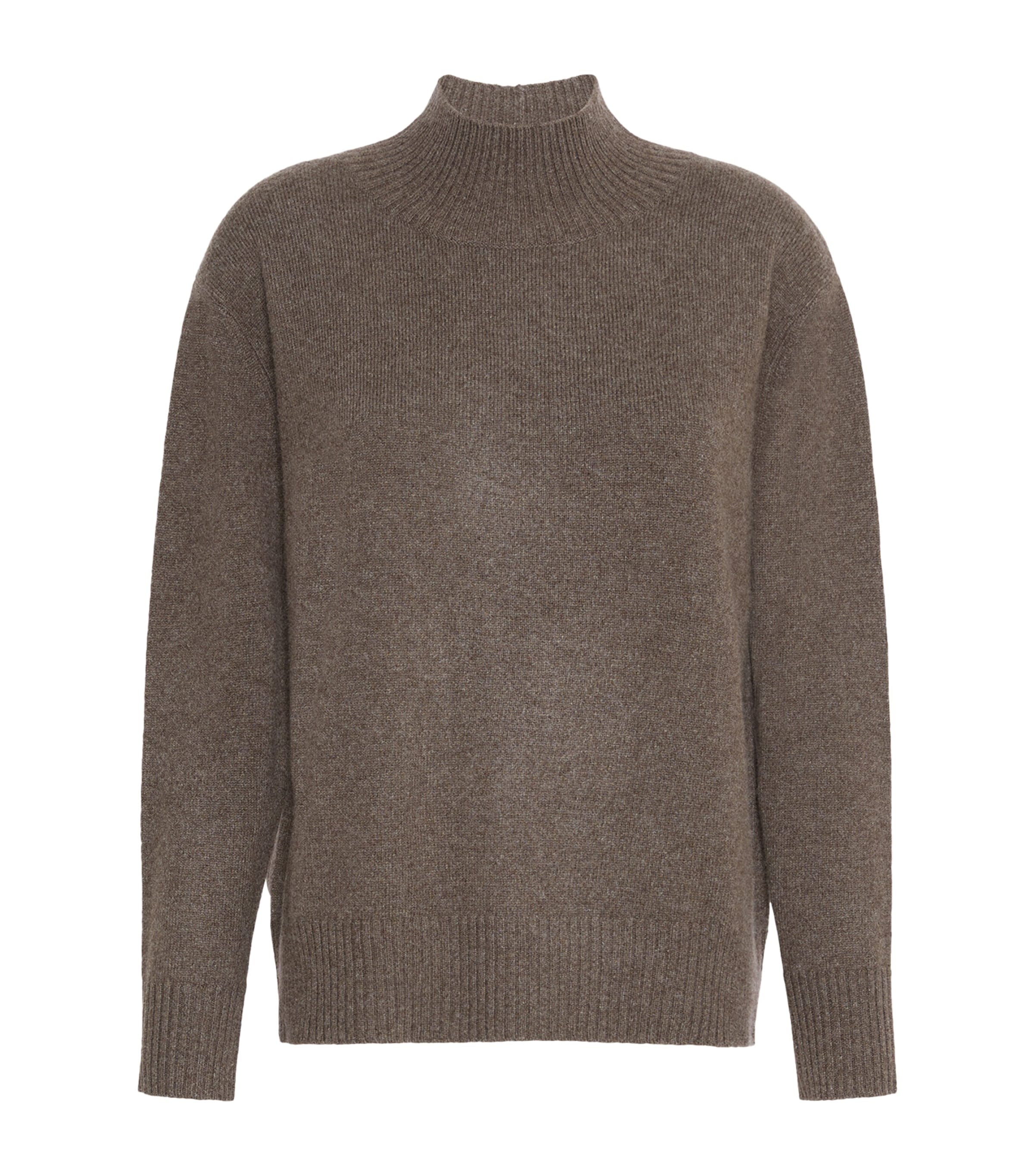 Weekend Max Mara Womens Cashmere High-Neck Sweater Marron Glace'