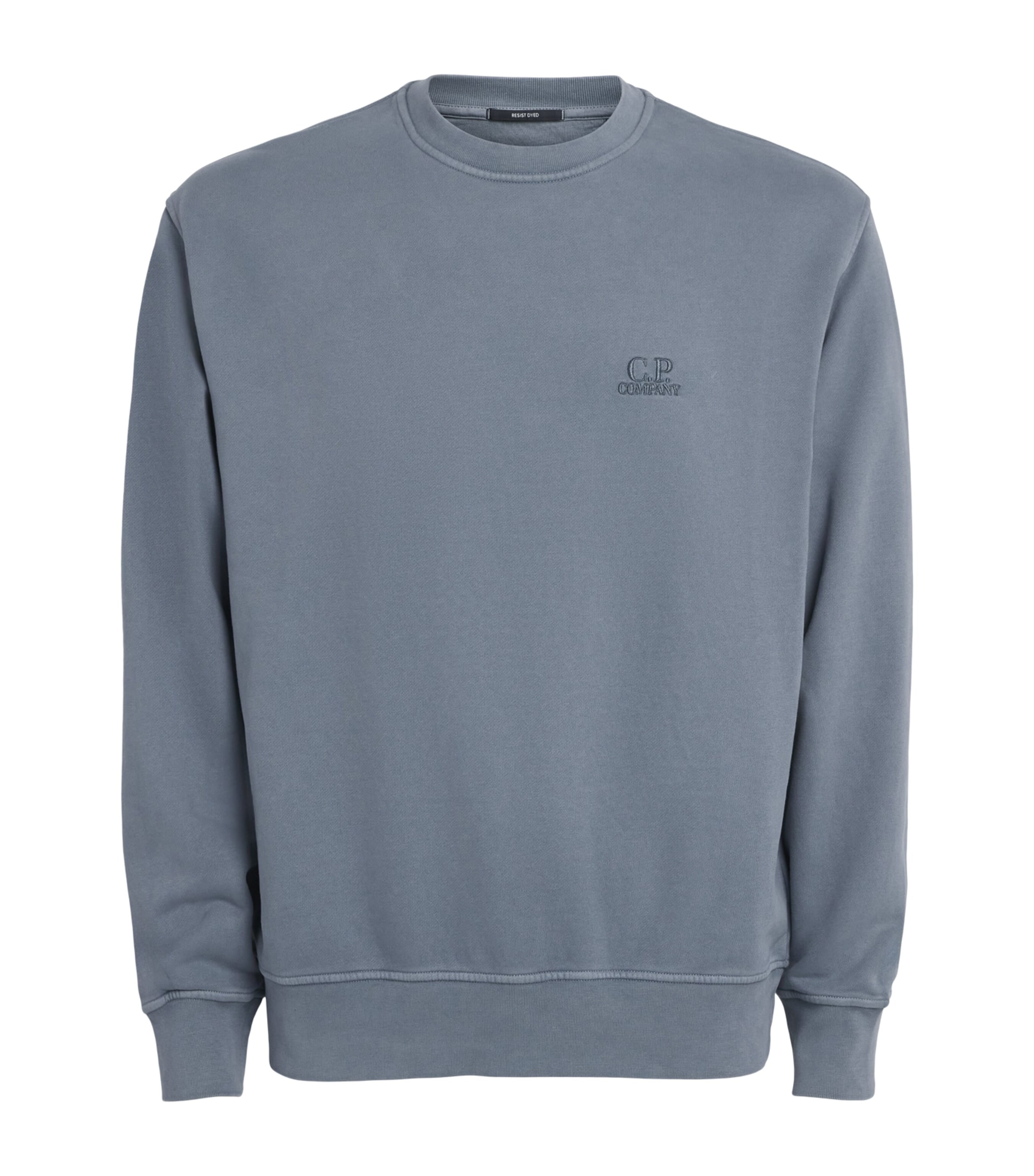 C.P. Company Mens Cotton Embroidered Logo Sweatshirt