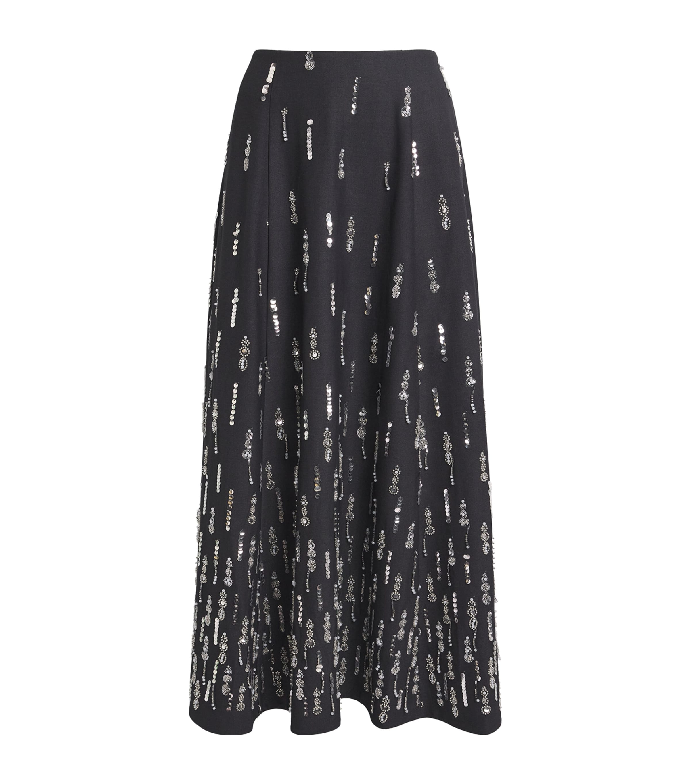 Embellished Selene Midi Skirt