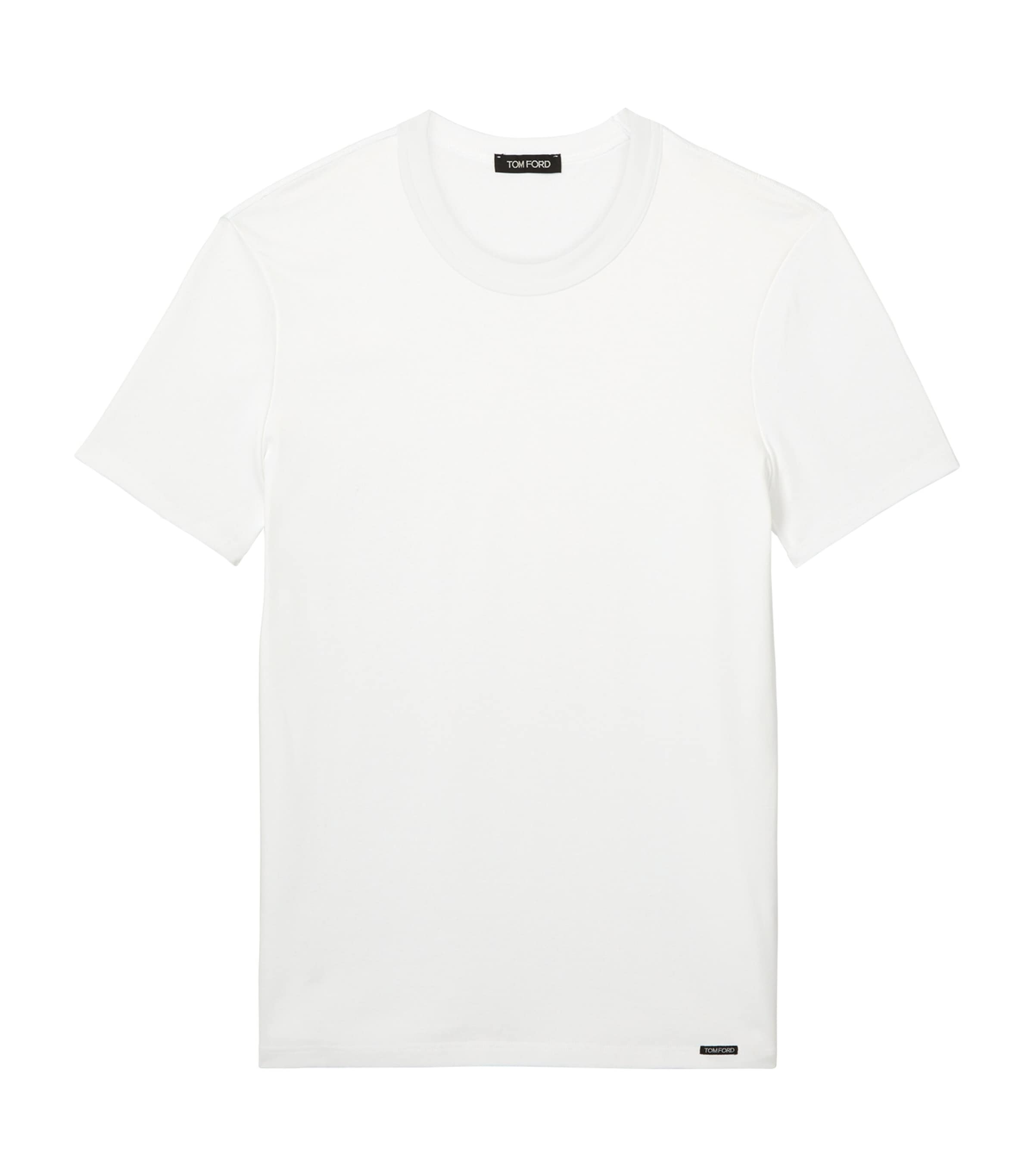TOM FORD Mens Stretch-Cotton T-Shirt White