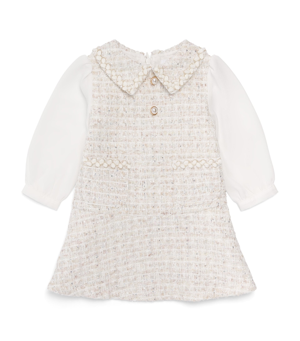 Patachou Bouclé Tweed Dress (6-18 Months) Sparkle Tweed