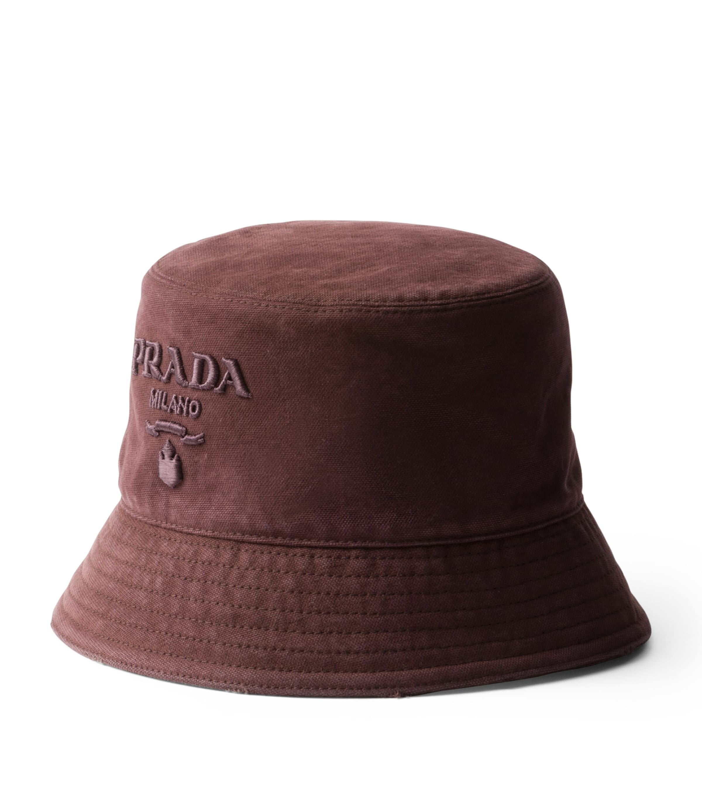 Prada Black Re-Nylon Bucket Hat | Harrods UK