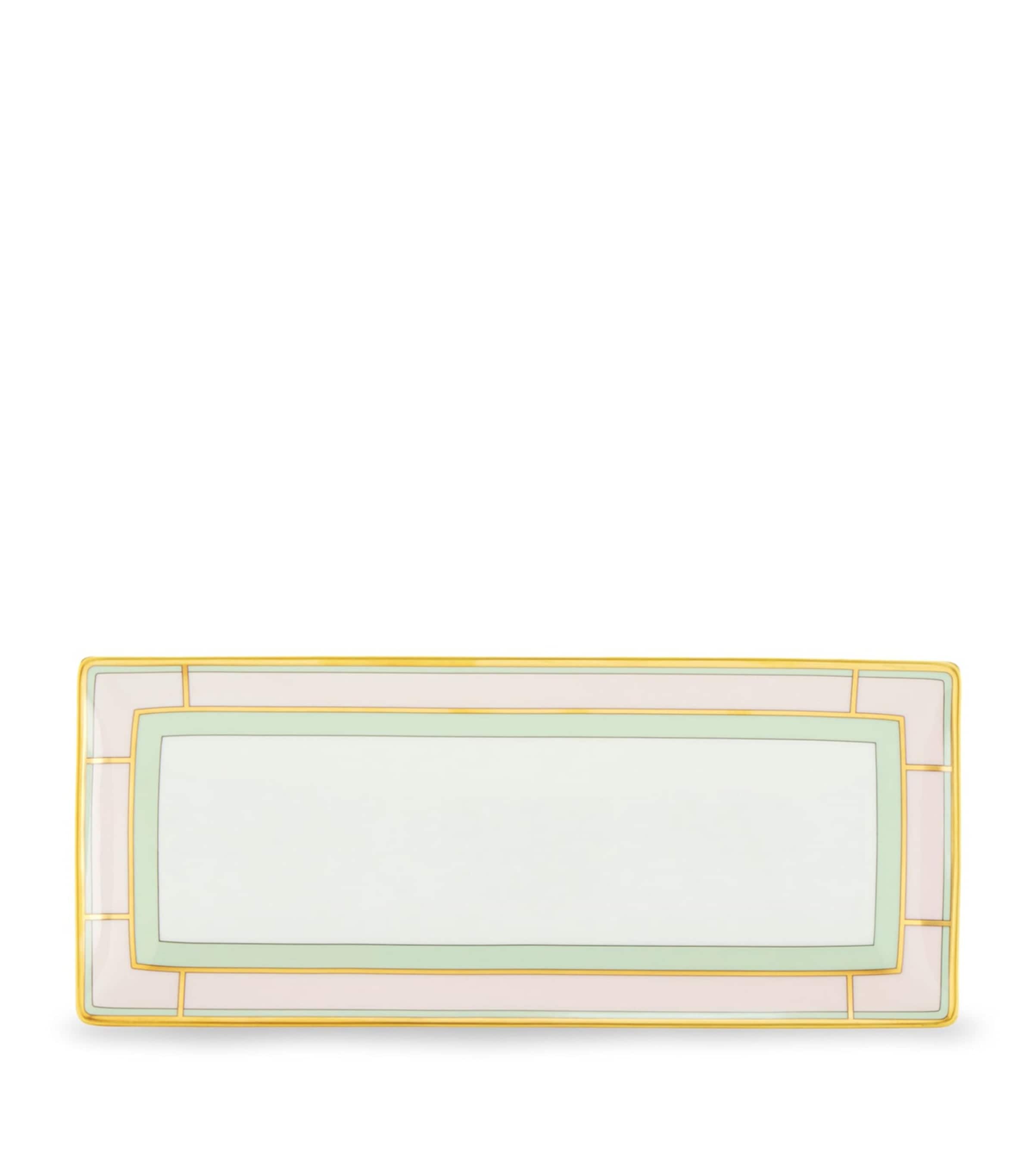 GINORI 1735 Porcelain Colonna Diva Rectangular Change Tray (28cm)