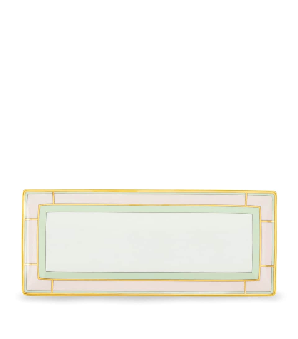 GINORI 1735 Porcelain Colonna Diva Rectangular Change Tray (28cm)