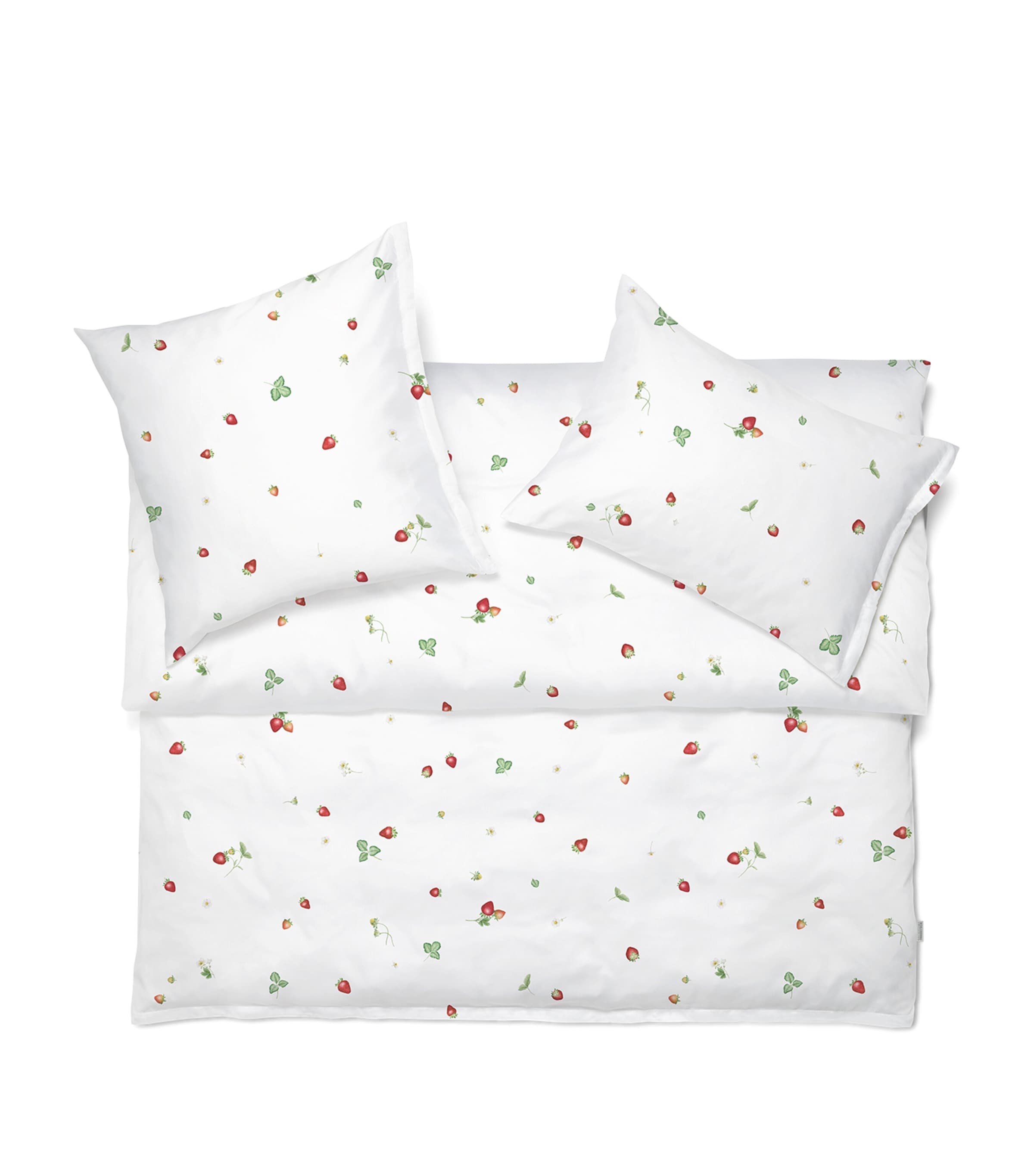 Schlossberg Cotton June Super King Flat Sheet (290cm x 280cm) Blanc