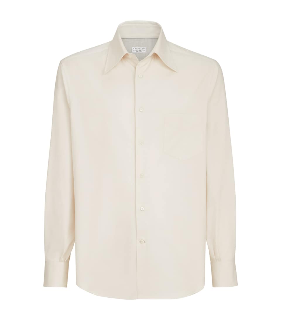 Brunello Cucinelli Mens Cotton Shirt