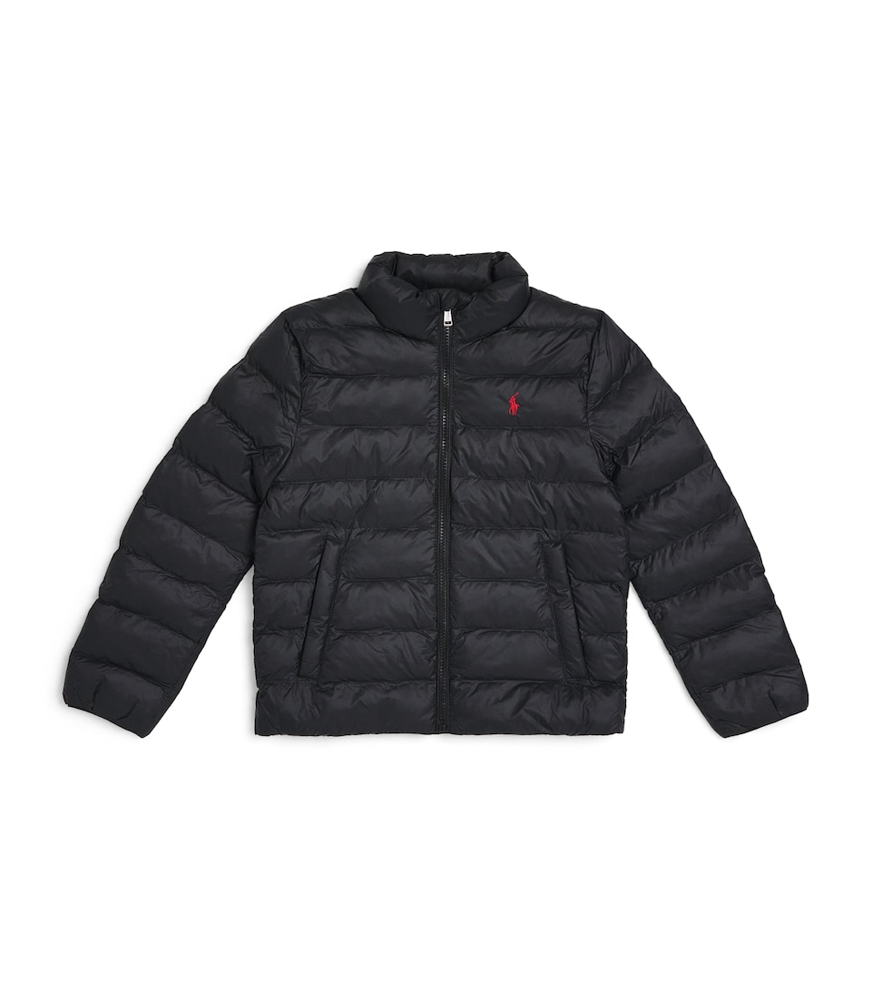 Ralph Lauren Kids Polo Pony Puffer Jacket (6-14 Years) Polo Black