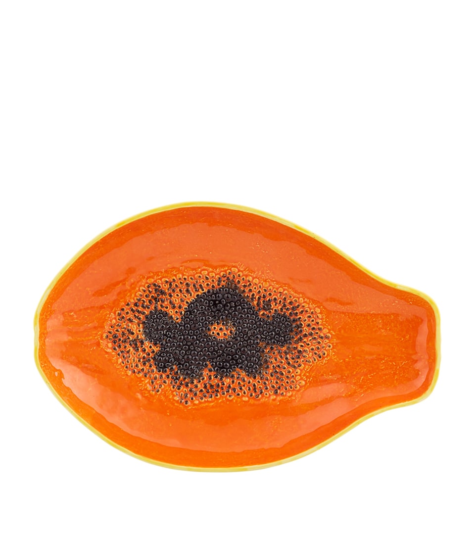 Bordallo Pinheiro Papaya Serving Platter (23.5cm) Orange