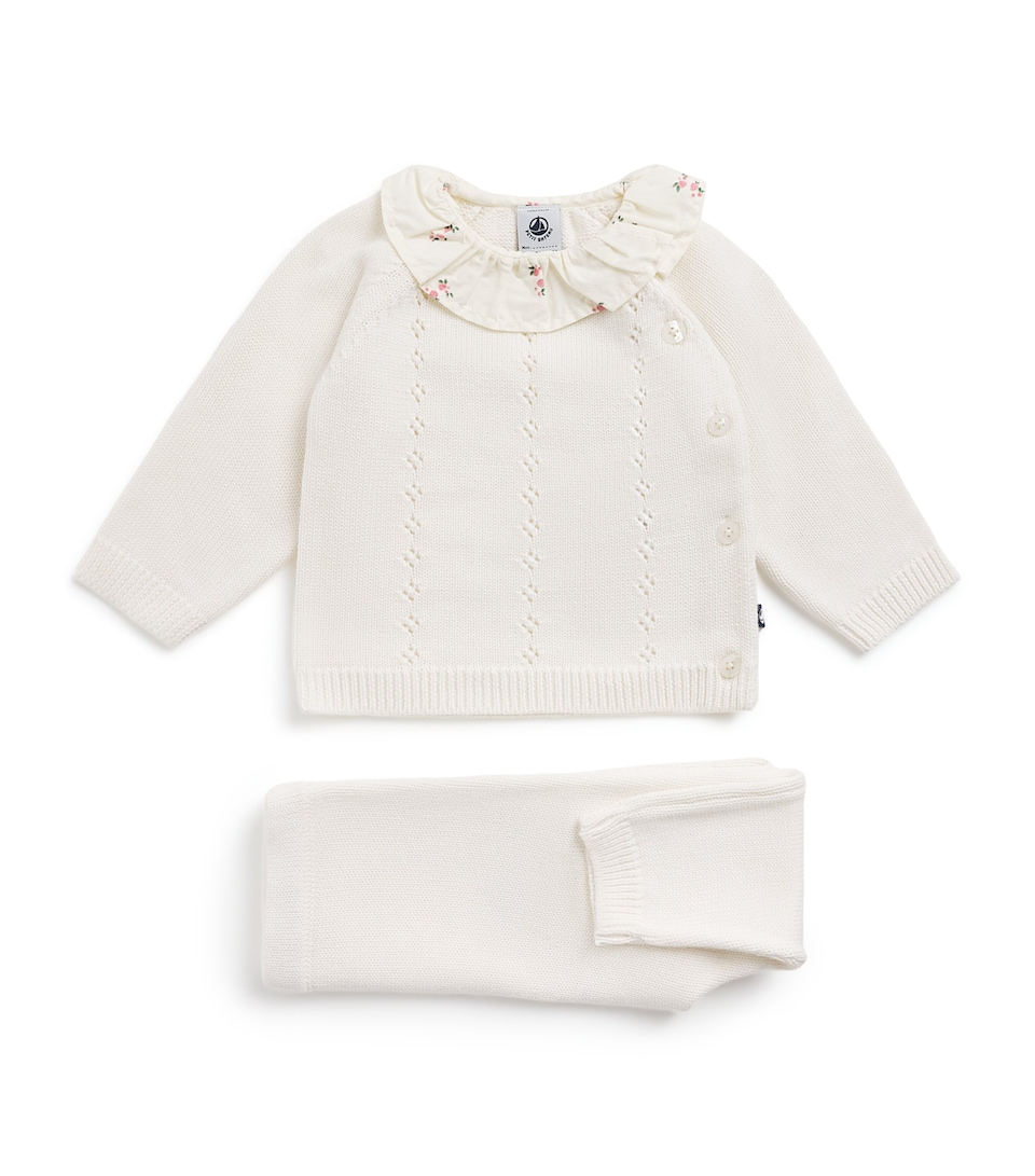 Cotton Cardigan and Trousers Set (1-18 Months)