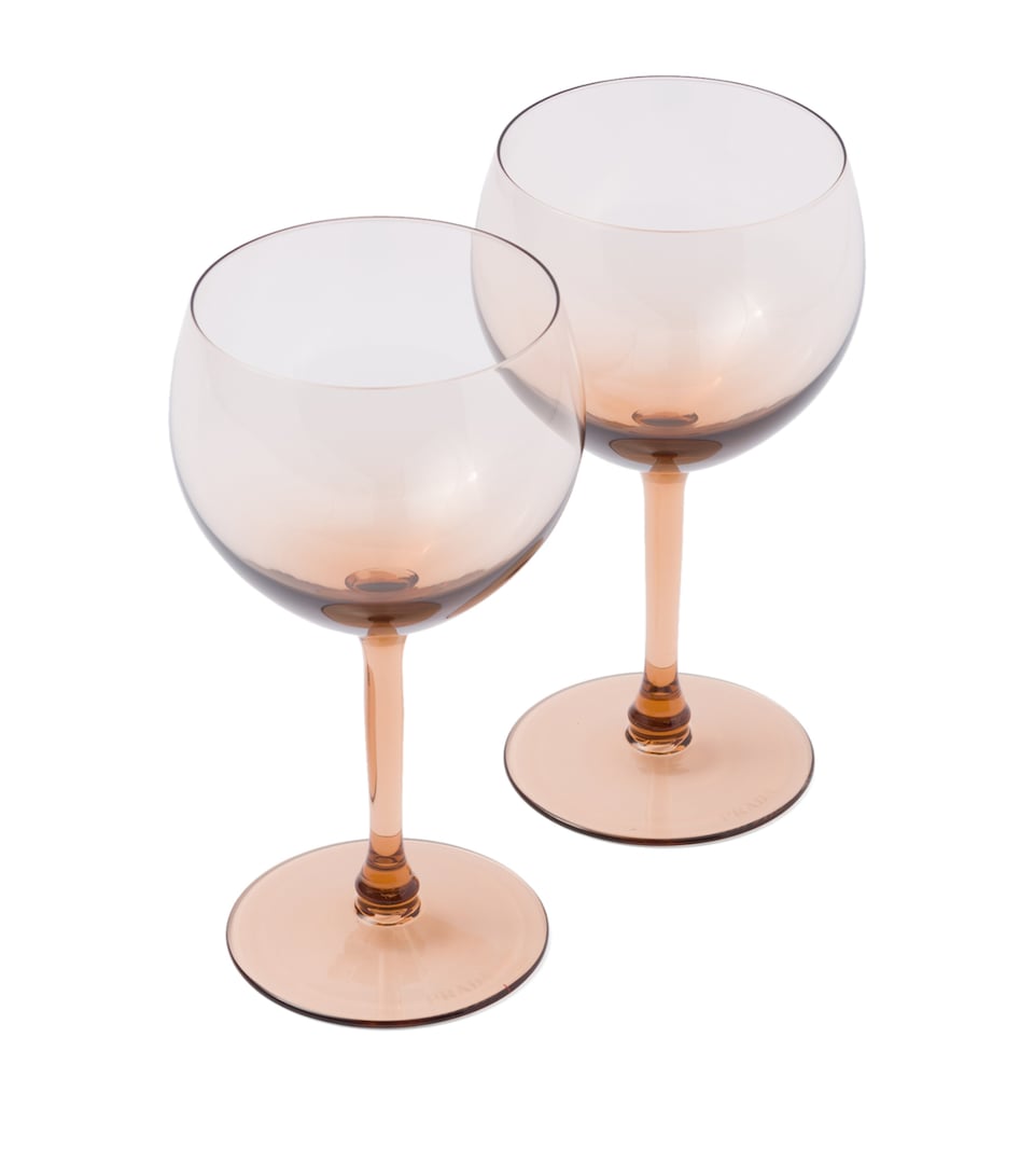 Prada New York Red Wine Glasses (Set of 2)